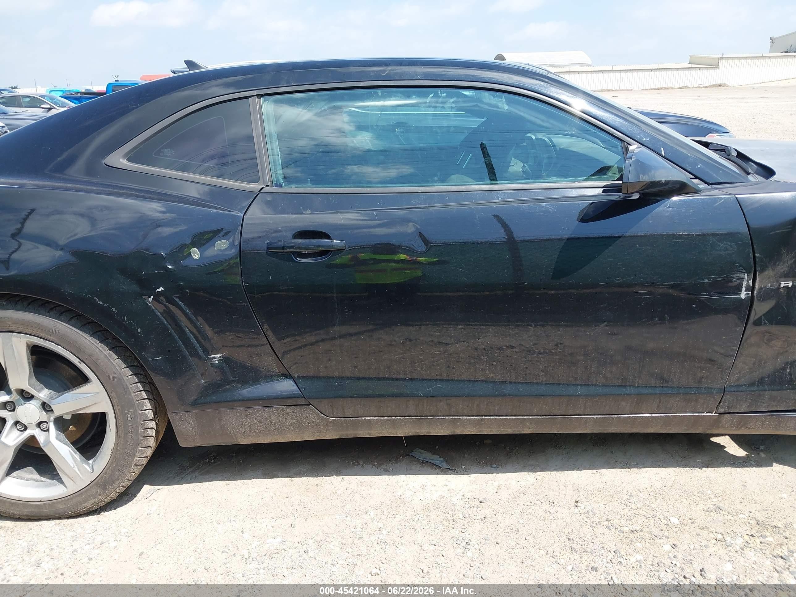2012 Chevrolet Camaro 1ls Black vin: 2G1FE1E3XC9118807