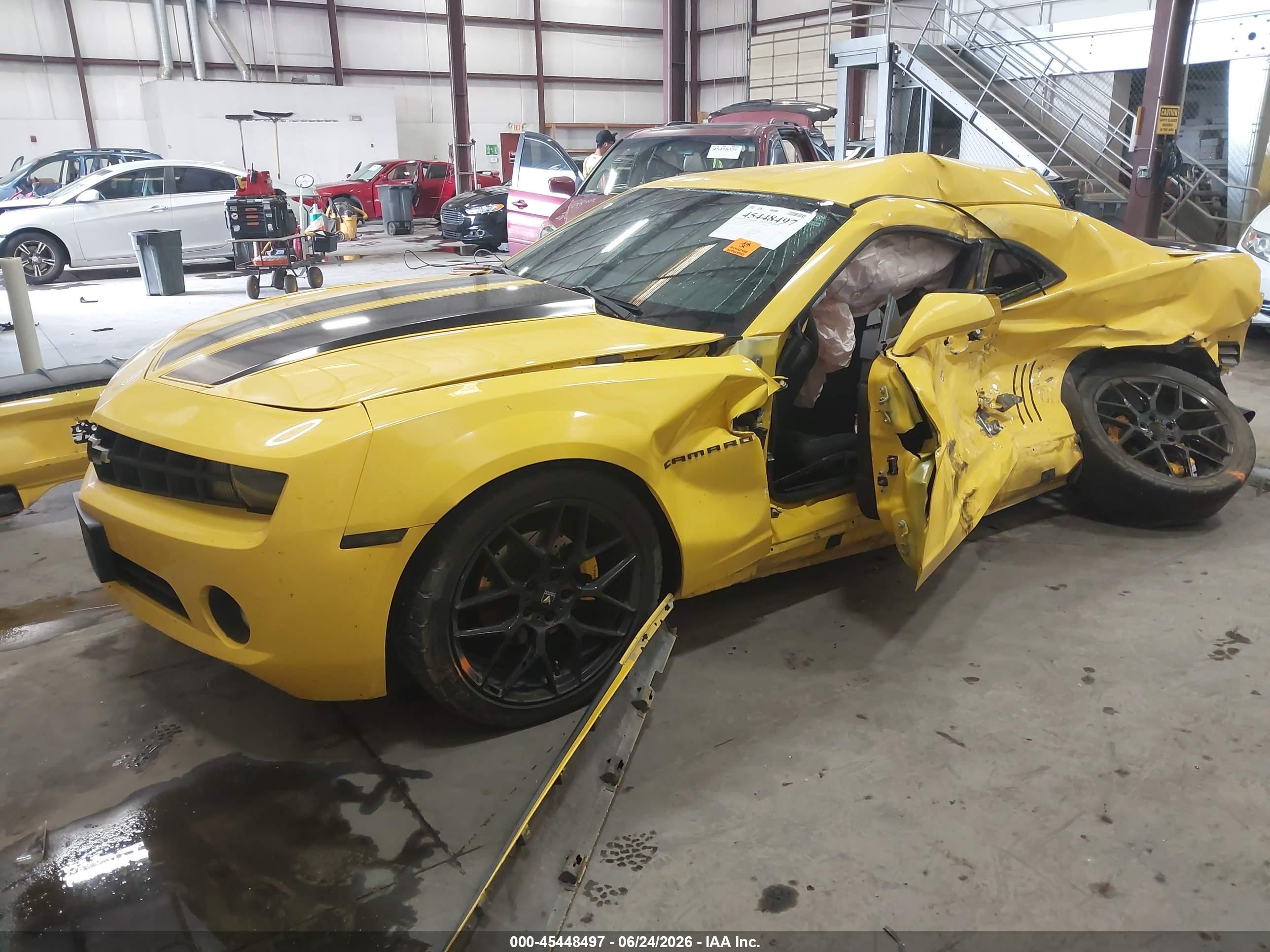 2012 Chevrolet Camaro 1ls Yellow vin: 2G1FE1E3XC9140225