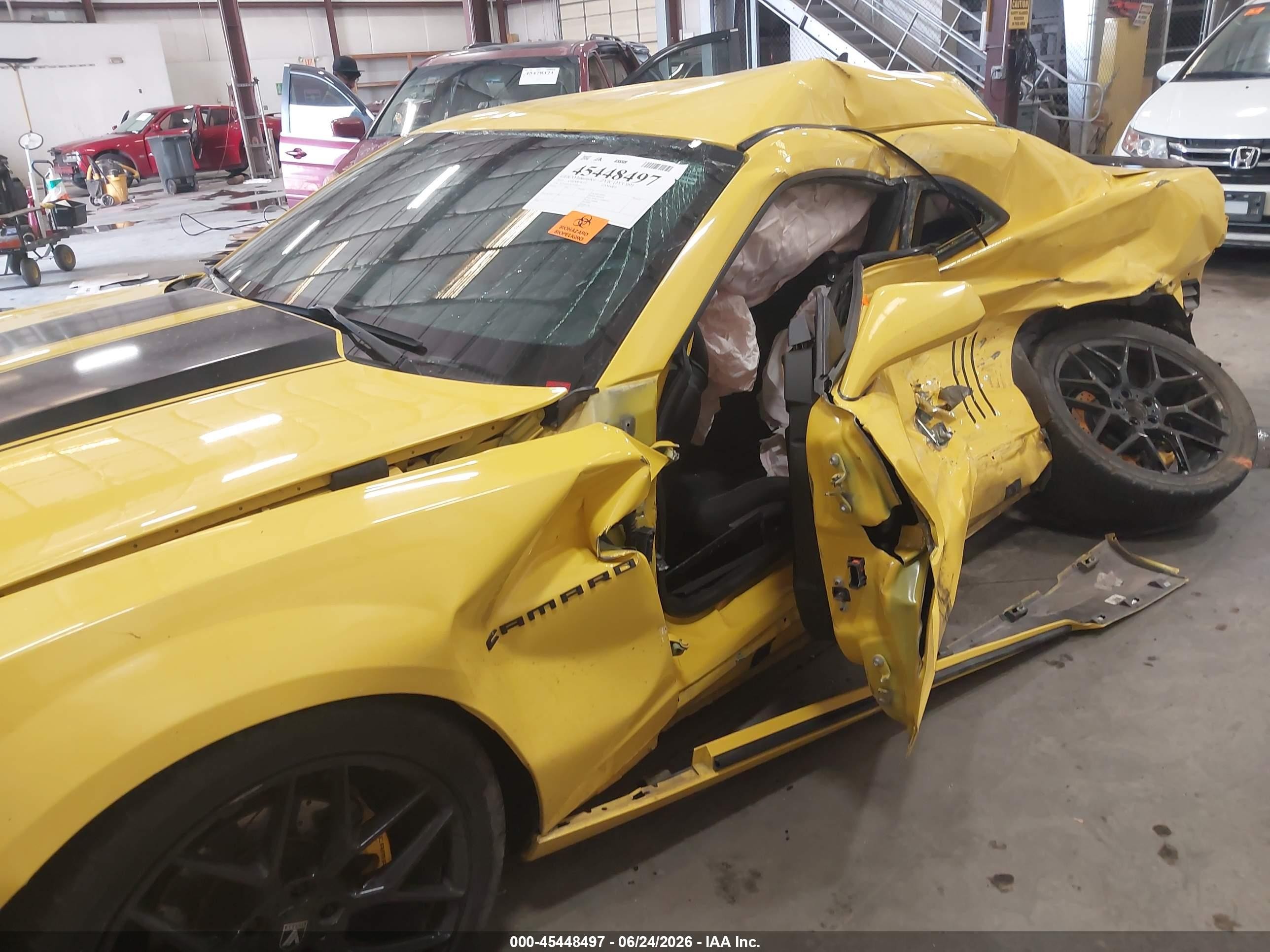 2012 Chevrolet Camaro 1ls Yellow vin: 2G1FE1E3XC9140225