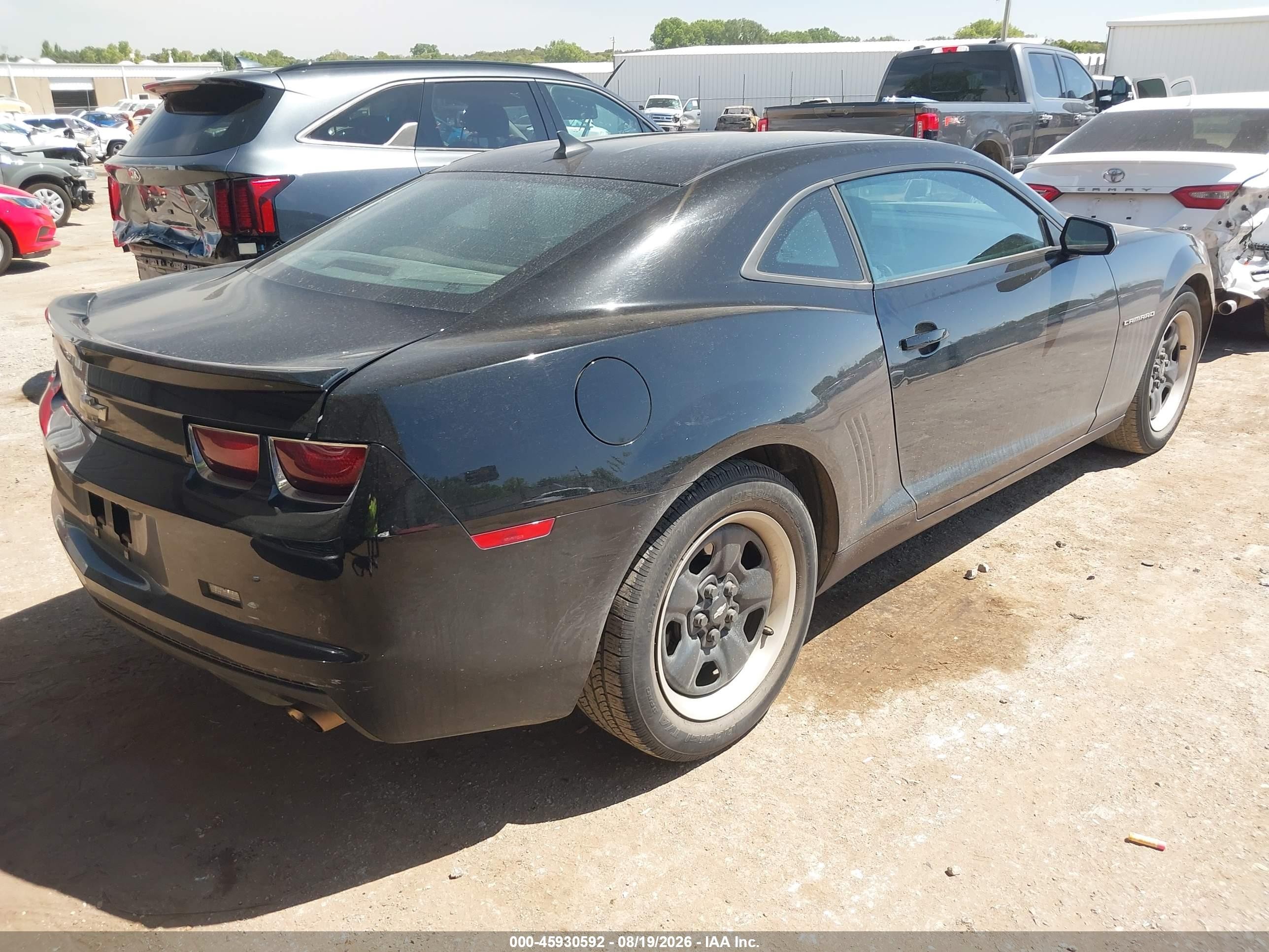 2012 Chevrolet Camaro 1ls Black vin: 2G1FE1E3XC9167439