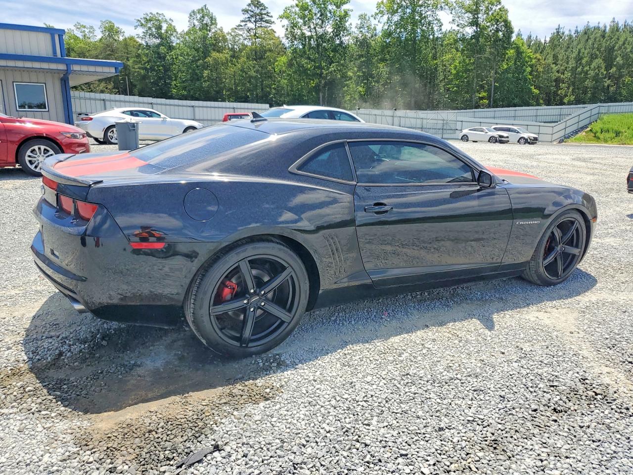 2013 Chevrolet Camaro Ls Black vin: 2G1FE1E3XD9127248