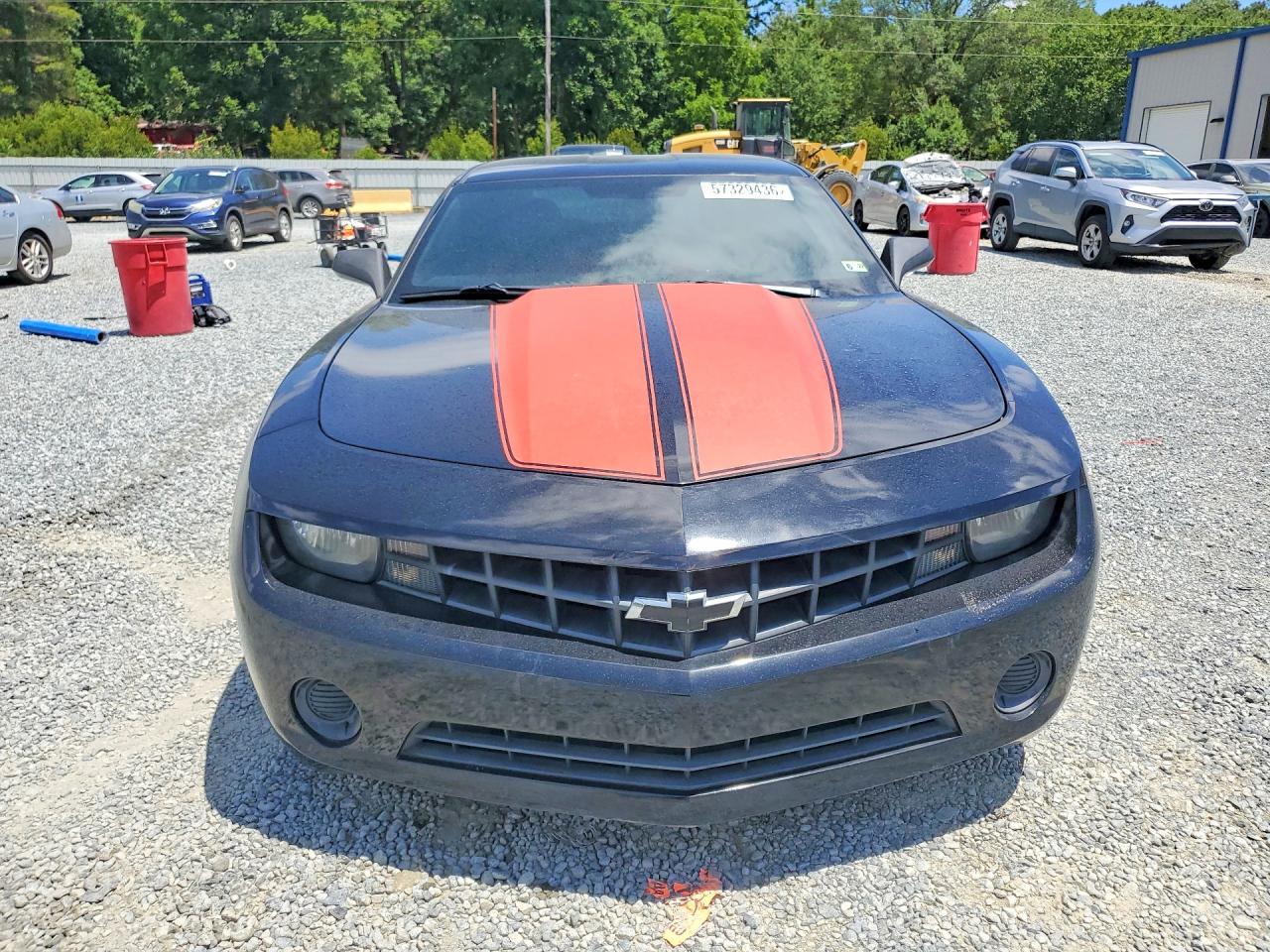 2013 Chevrolet Camaro Ls Black vin: 2G1FE1E3XD9127248