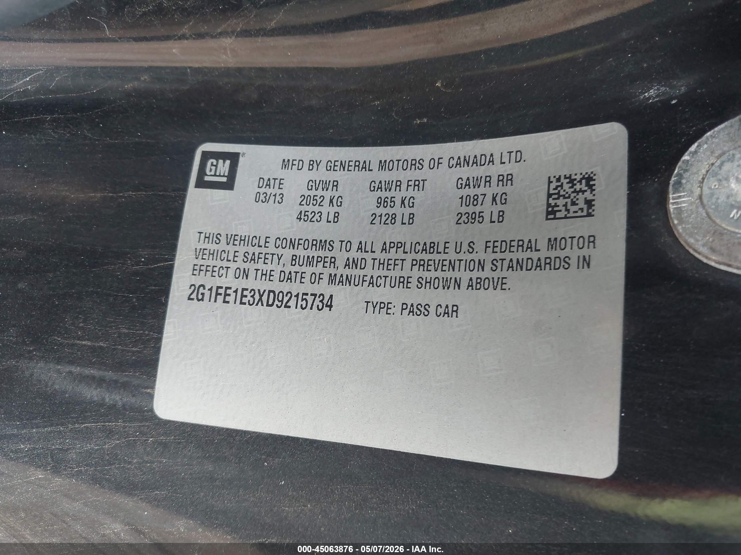 2013 Chevrolet Camaro 1ls Black vin: 2G1FE1E3XD9215734
