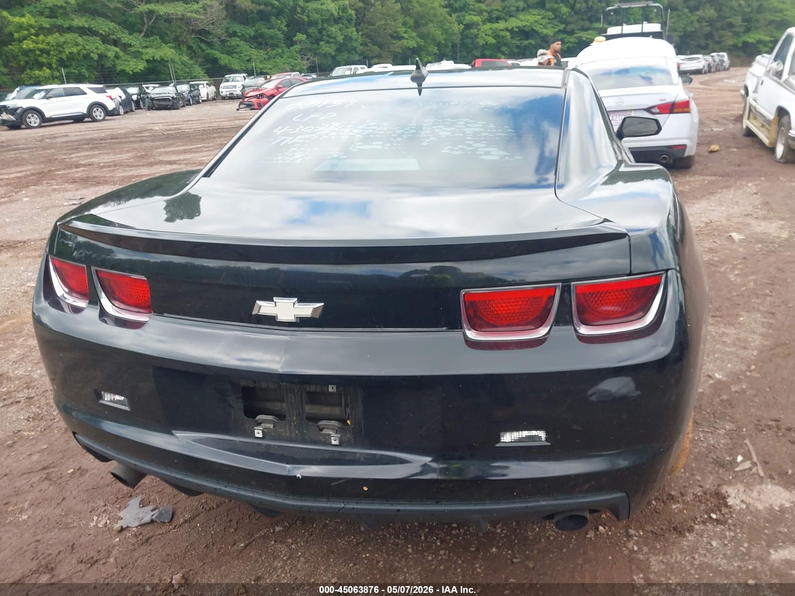 2013 Chevrolet Camaro 1ls Black vin: 2G1FE1E3XD9215734