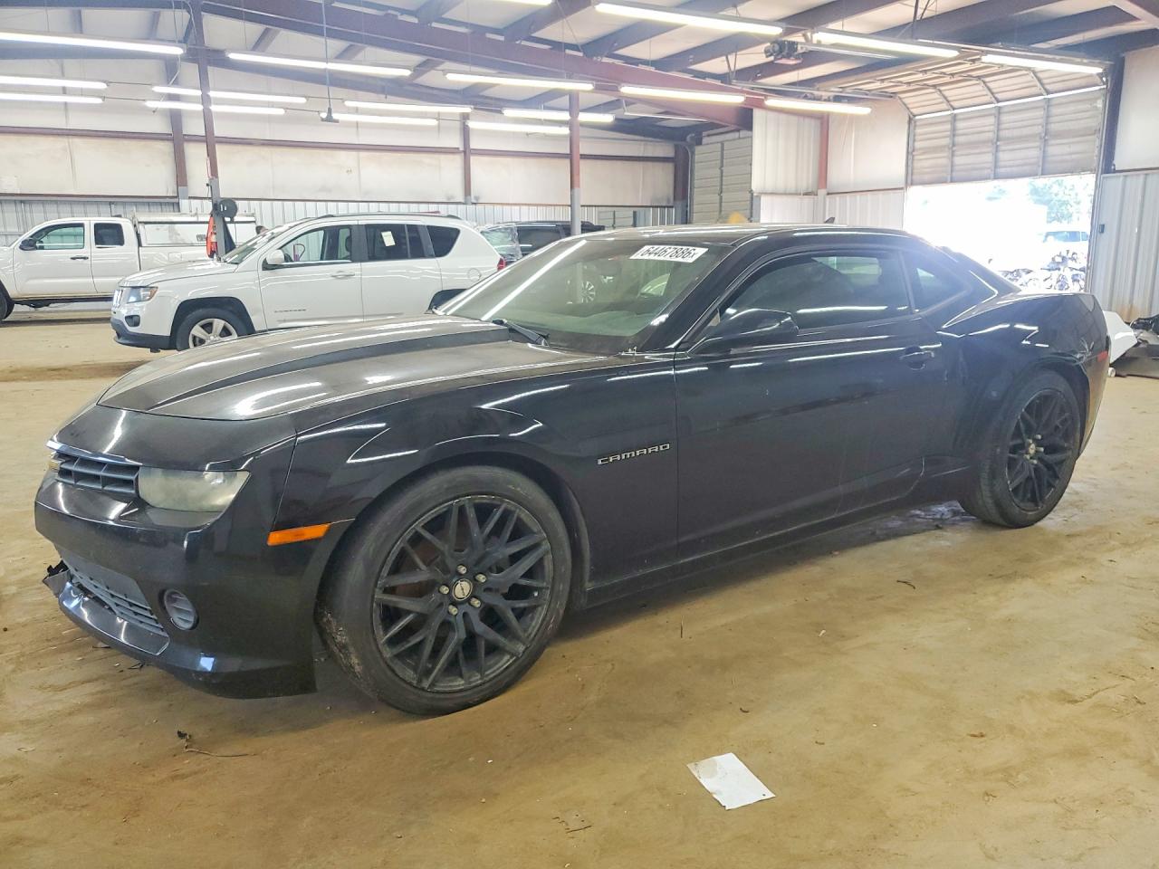 2014 Chevrolet Camaro Ls Black vin: 2G1FE1E3XE9211863