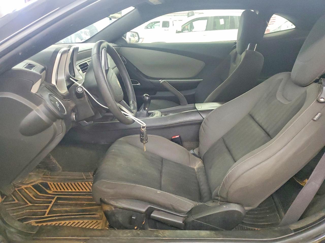 2014 Chevrolet Camaro Ls Black vin: 2G1FE1E3XE9211863