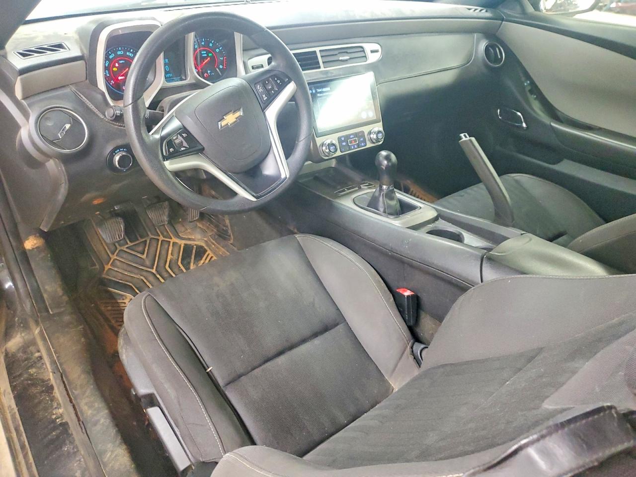 2014 Chevrolet Camaro Ls Black vin: 2G1FE1E3XE9211863