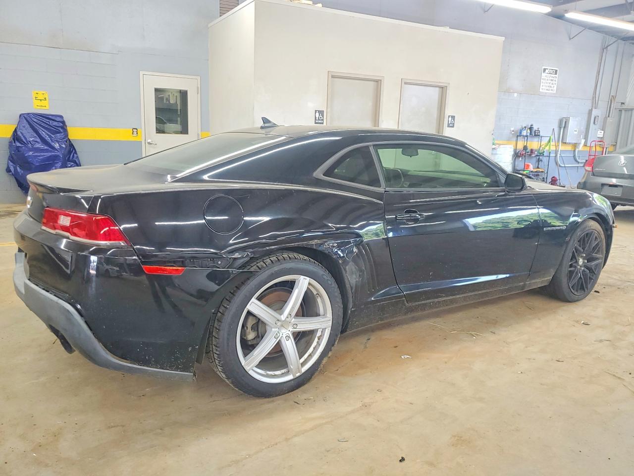 2014 Chevrolet Camaro Ls Black vin: 2G1FE1E3XE9211863