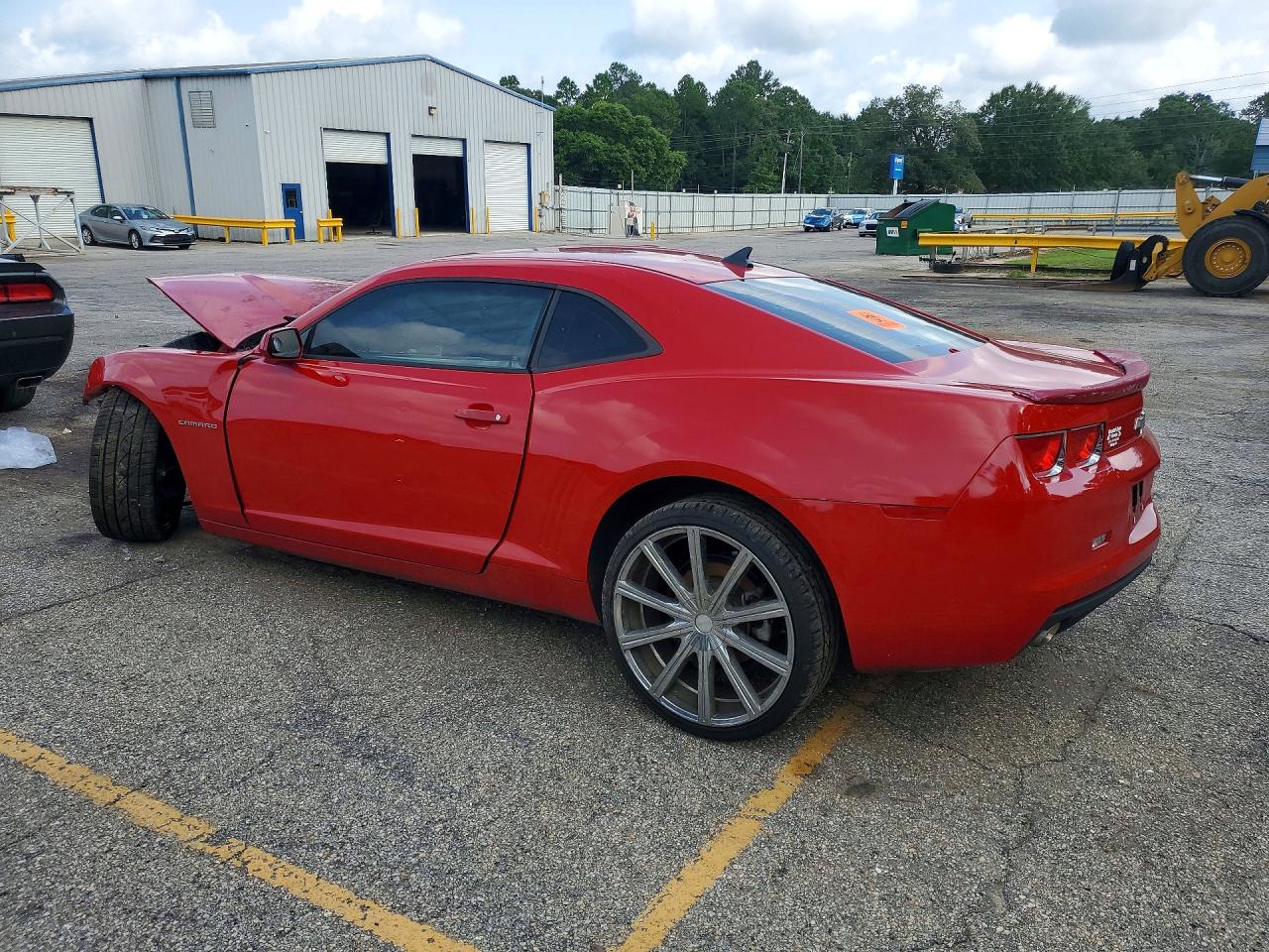 2011 Chevrolet Camaro Ls Red vin: 2G1FE1ED2B9152389
