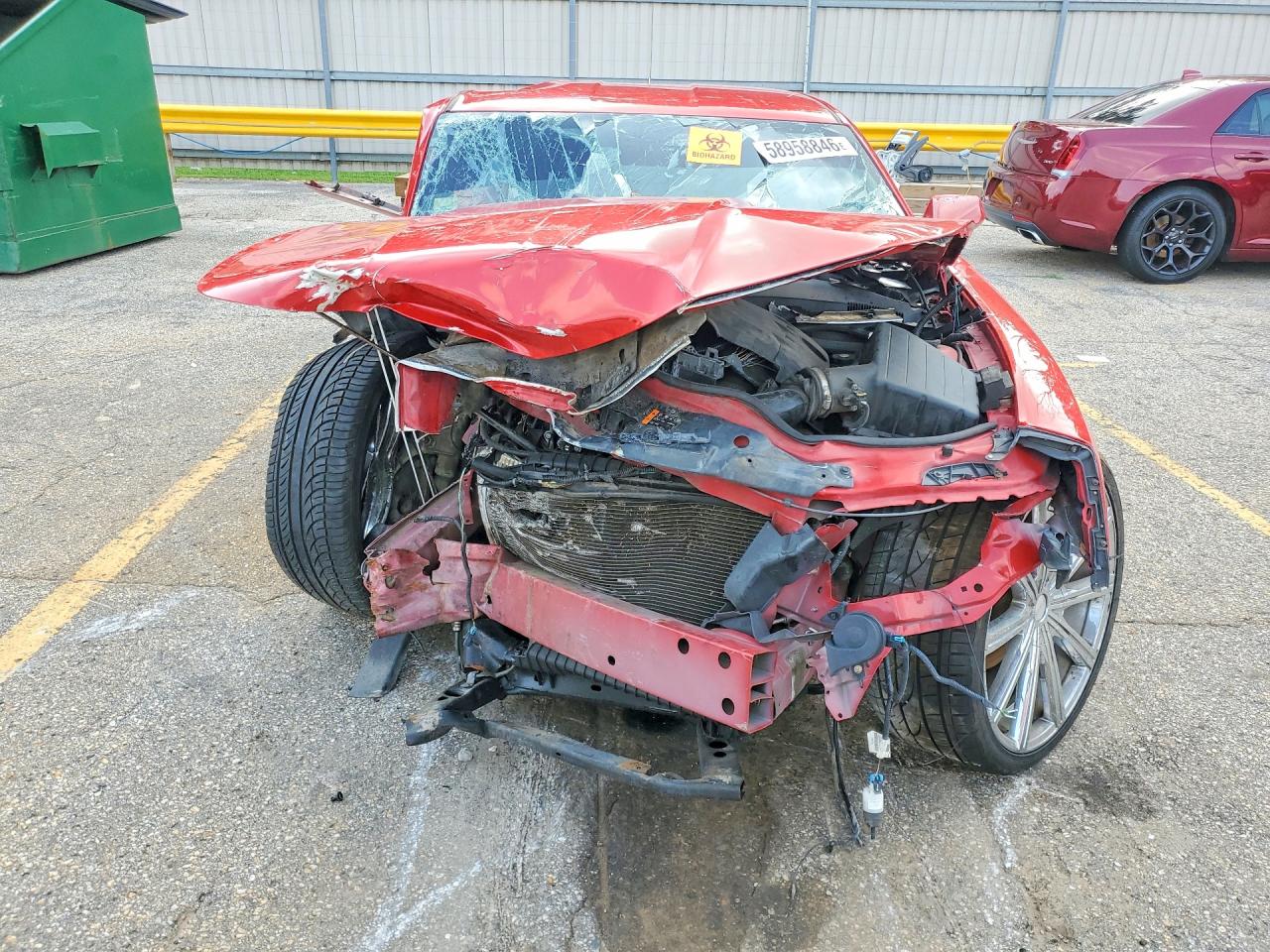 2011 Chevrolet Camaro Ls Red vin: 2G1FE1ED2B9152389