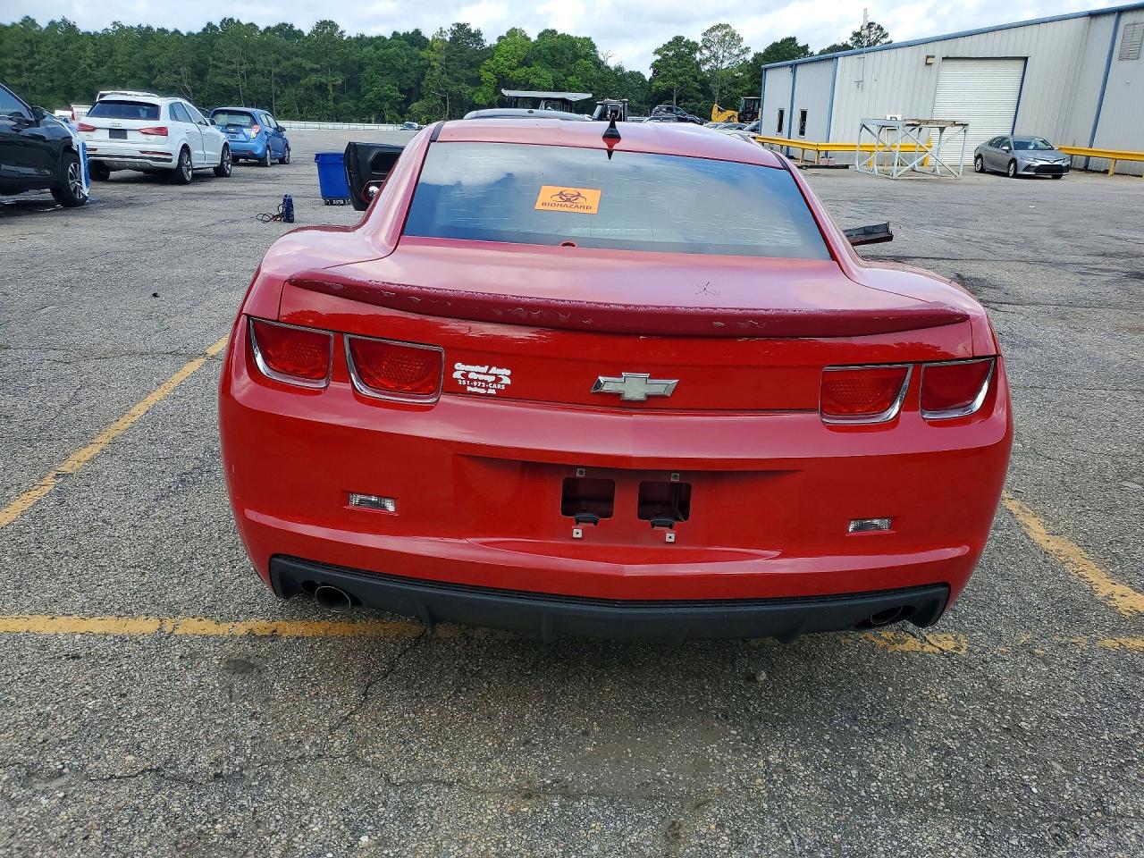 2011 Chevrolet Camaro Ls Red vin: 2G1FE1ED2B9152389
