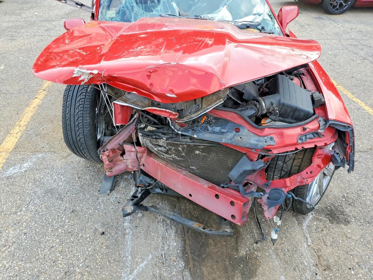 2011 Chevrolet Camaro Ls Red vin: 2G1FE1ED2B9152389