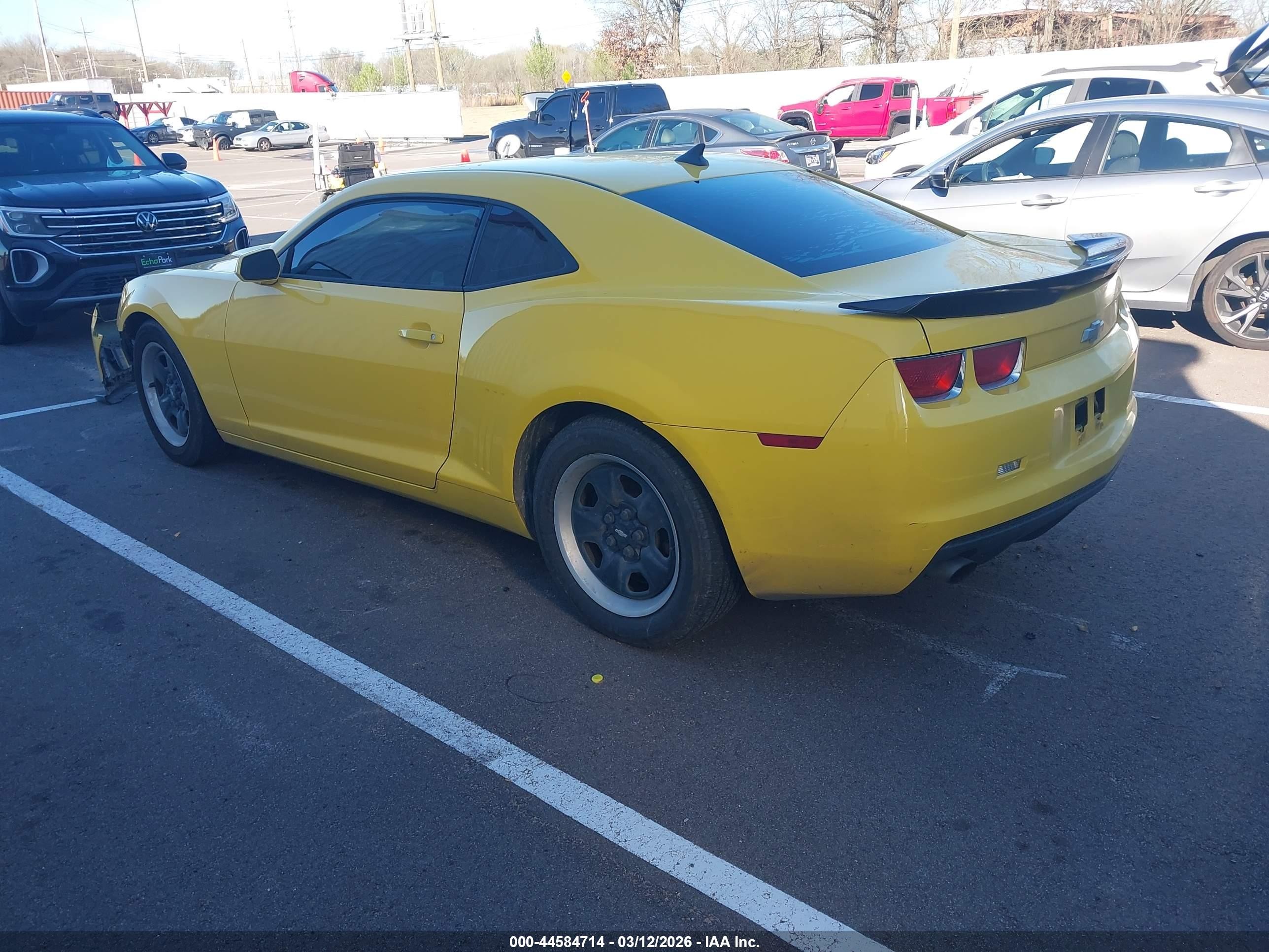 2011 Chevrolet Camaro 1ls Желтый vin: 2G1FE1ED5B9171891
