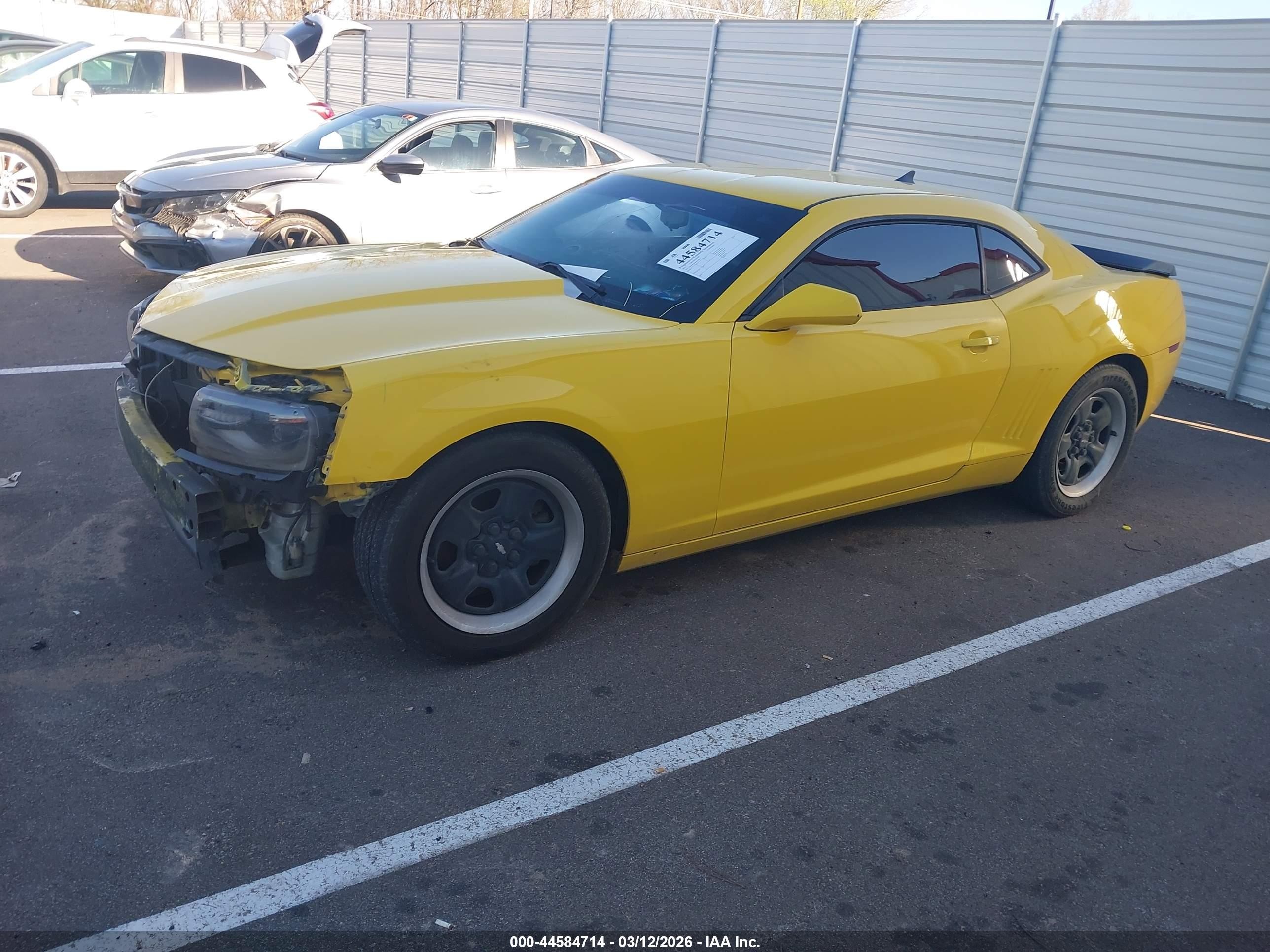 2011 Chevrolet Camaro 1ls Желтый vin: 2G1FE1ED5B9171891