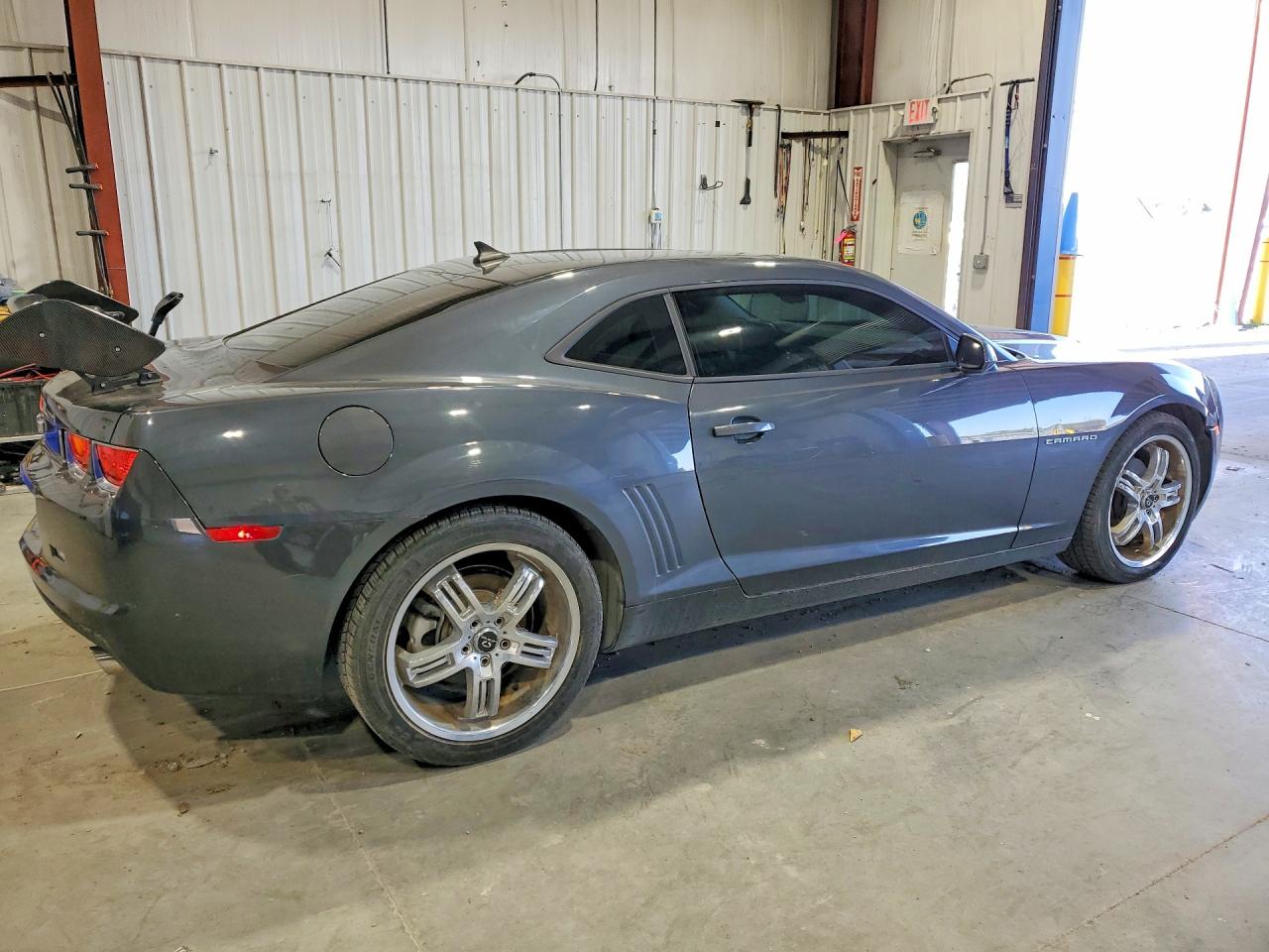 2011 Chevrolet Camaro Ls Charcoal vin: 2G1FE1ED7B9182665
