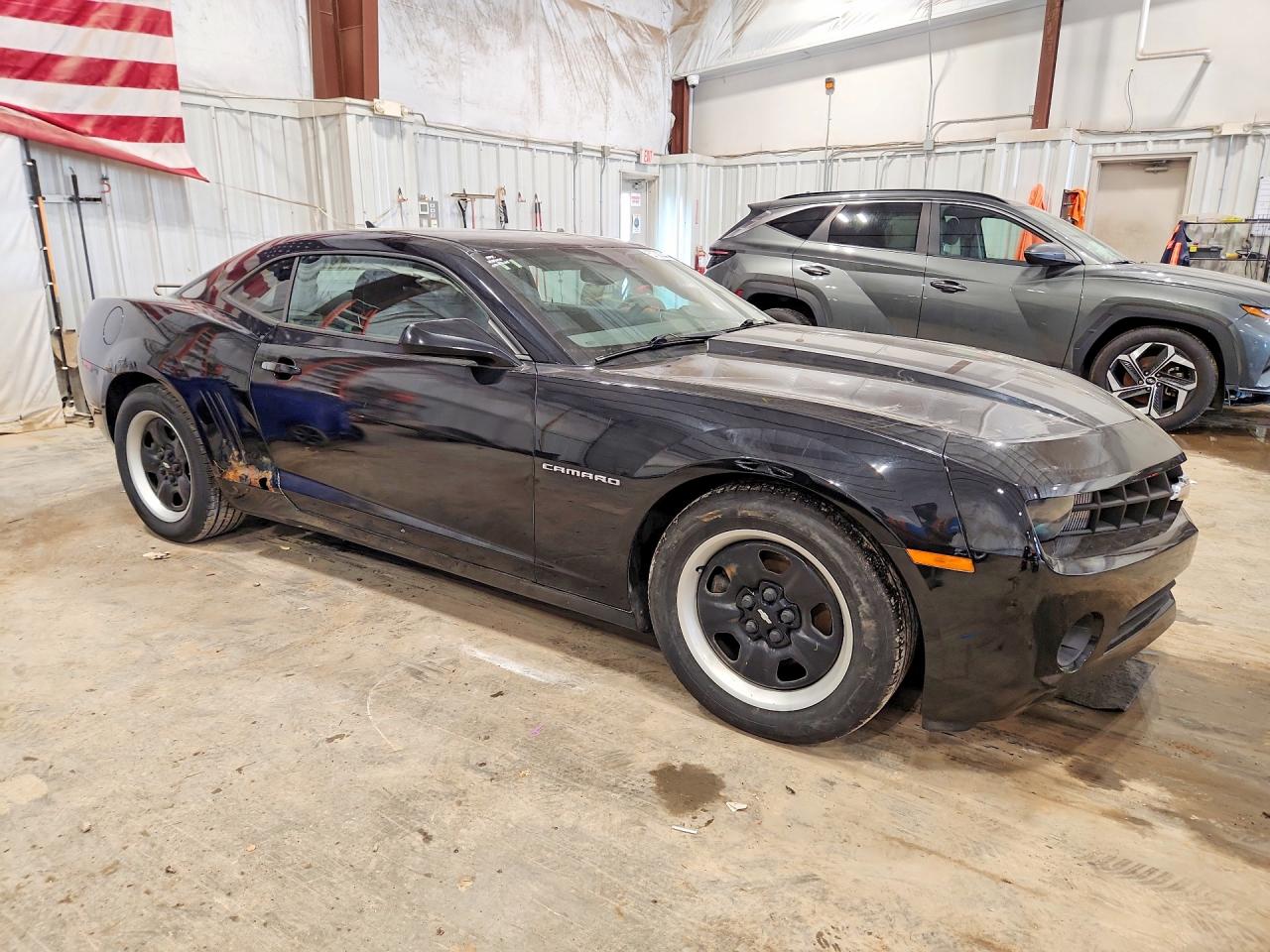 2011 Chevrolet Camaro Ls Black vin: 2G1FE1ED7B9213381