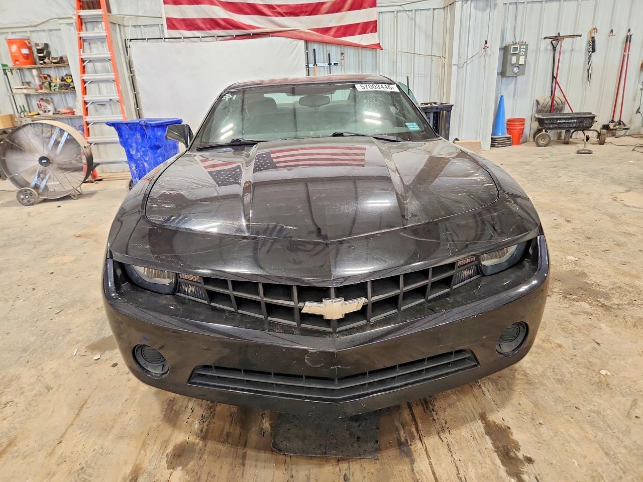 2011 Chevrolet Camaro Ls Black vin: 2G1FE1ED7B9213381