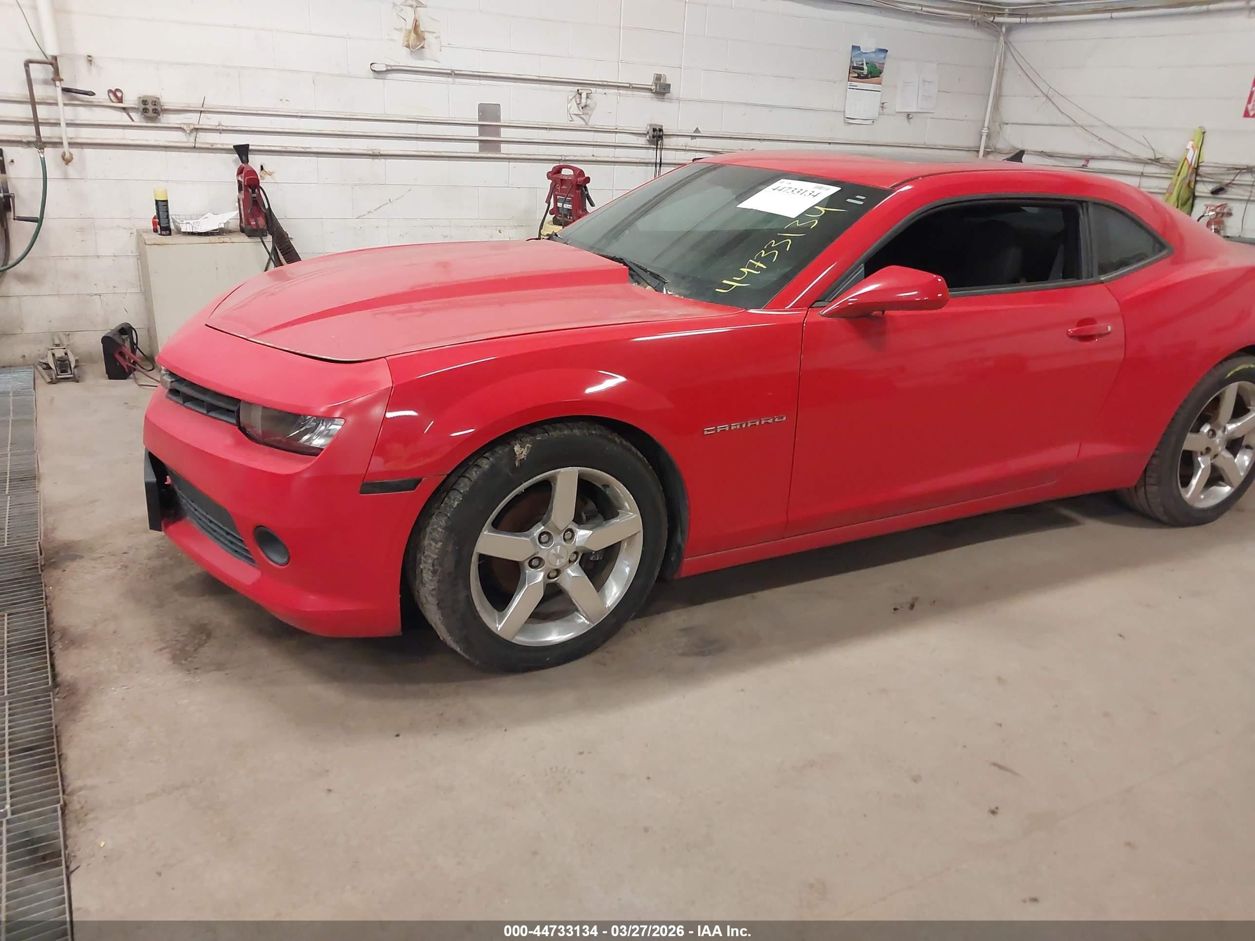 2014 Chevrolet Camaro 1lt Red vin: 2G1FF1E30E9147071