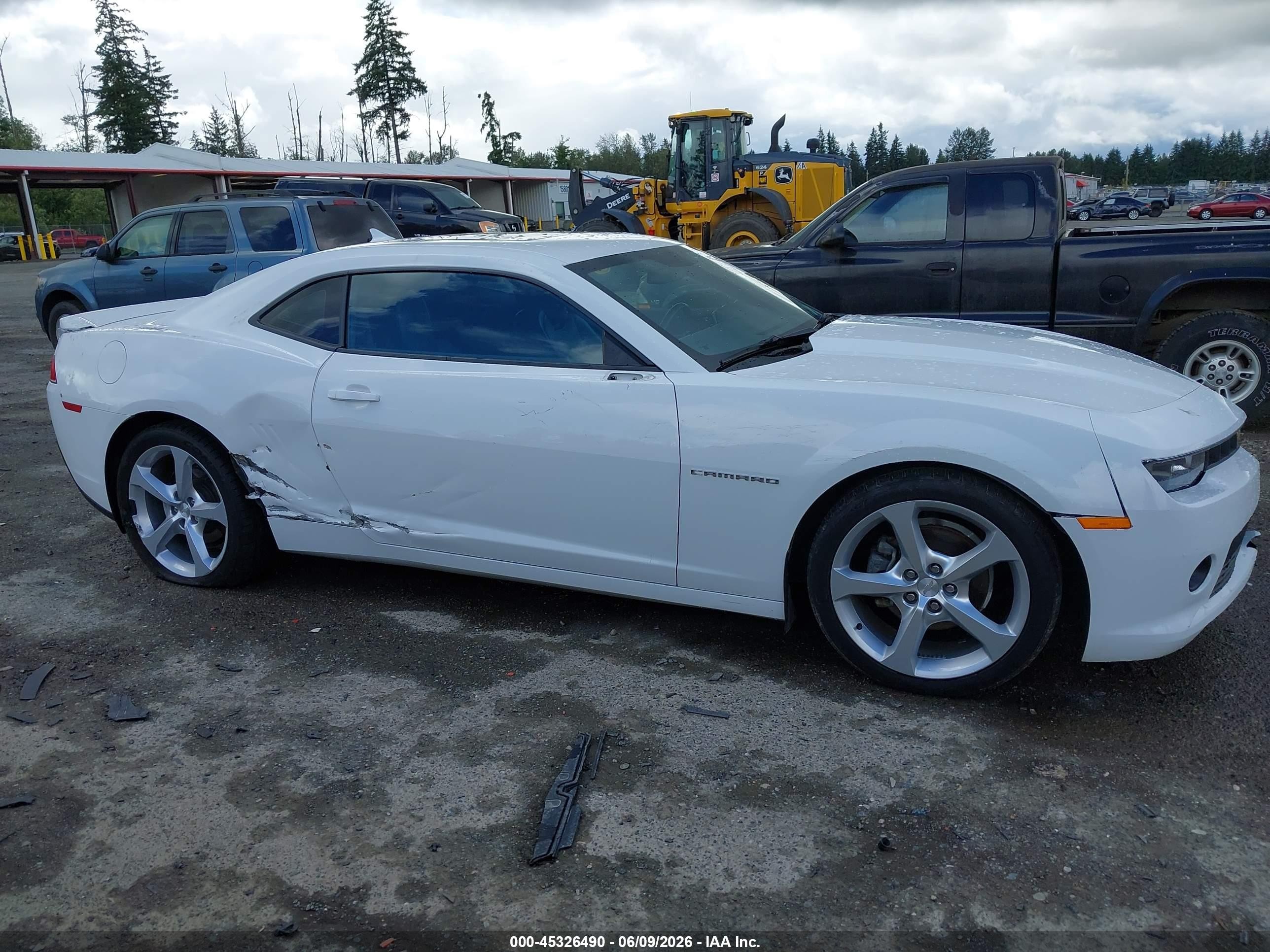 2015 Chevrolet Camaro 2lt White vin: 2G1FF1E30F9292693