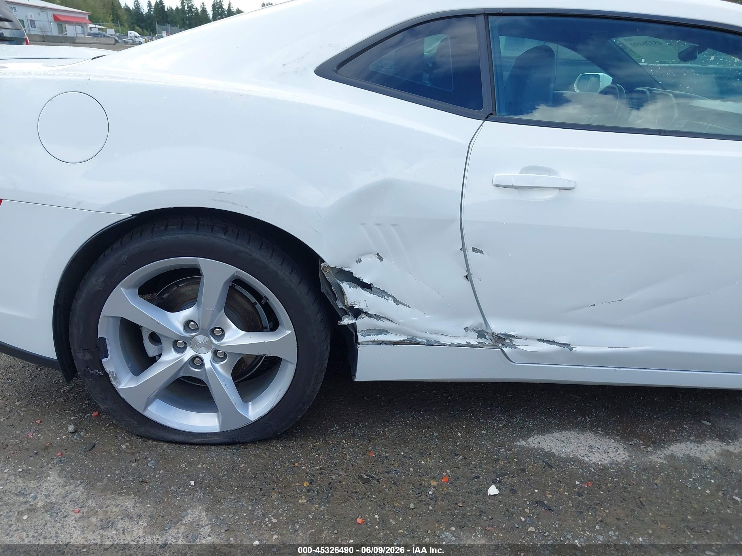 2015 Chevrolet Camaro 2lt White vin: 2G1FF1E30F9292693