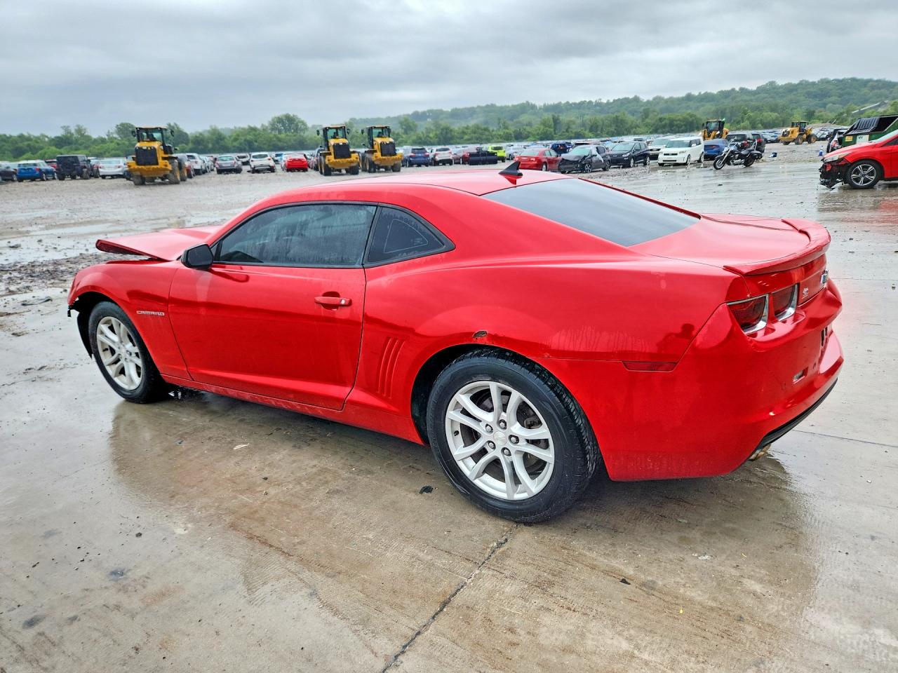 2013 Chevrolet Camaro Lt Red vin: 2G1FF1E31D9161740