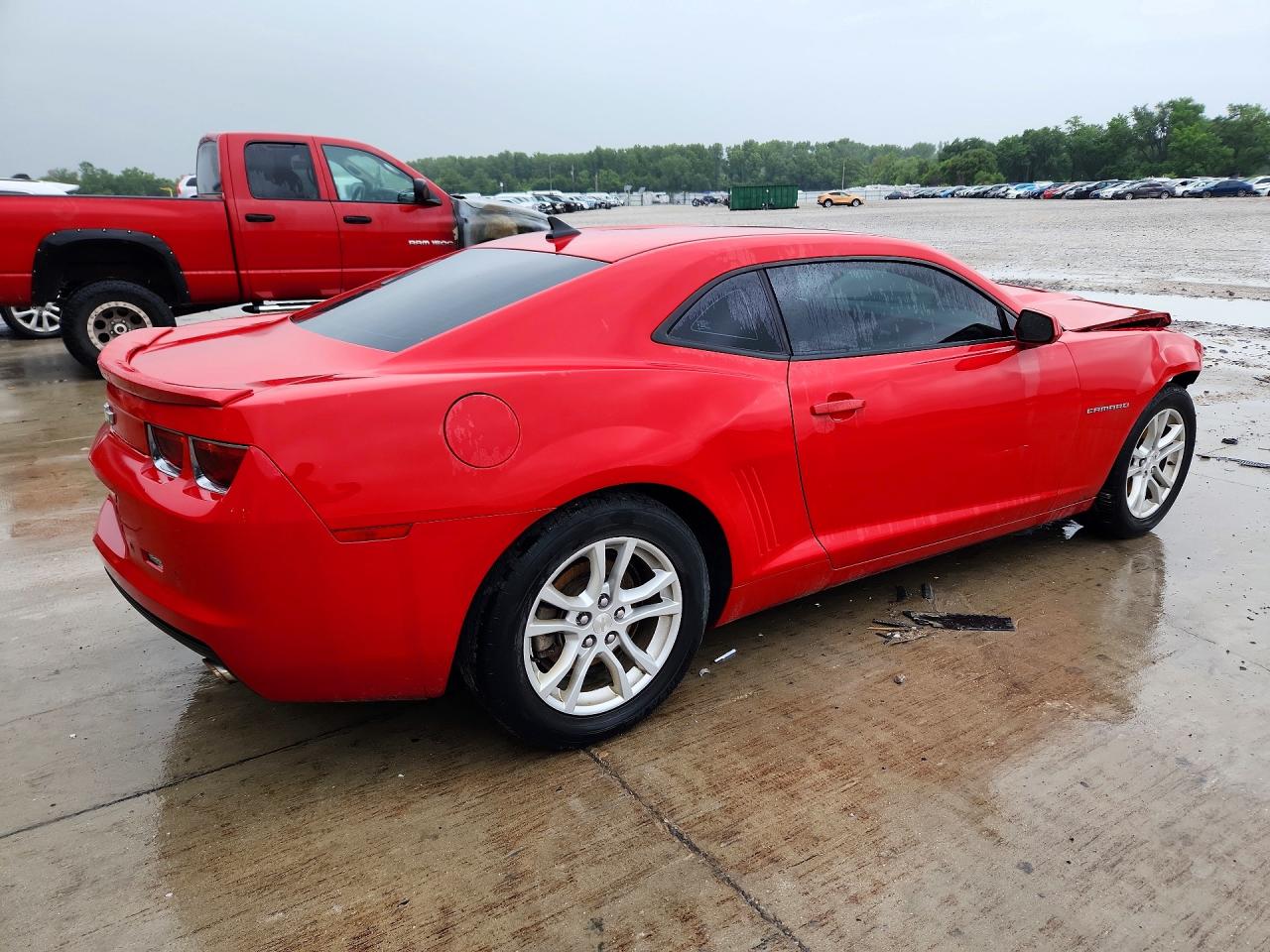 2013 Chevrolet Camaro Lt Red vin: 2G1FF1E31D9161740