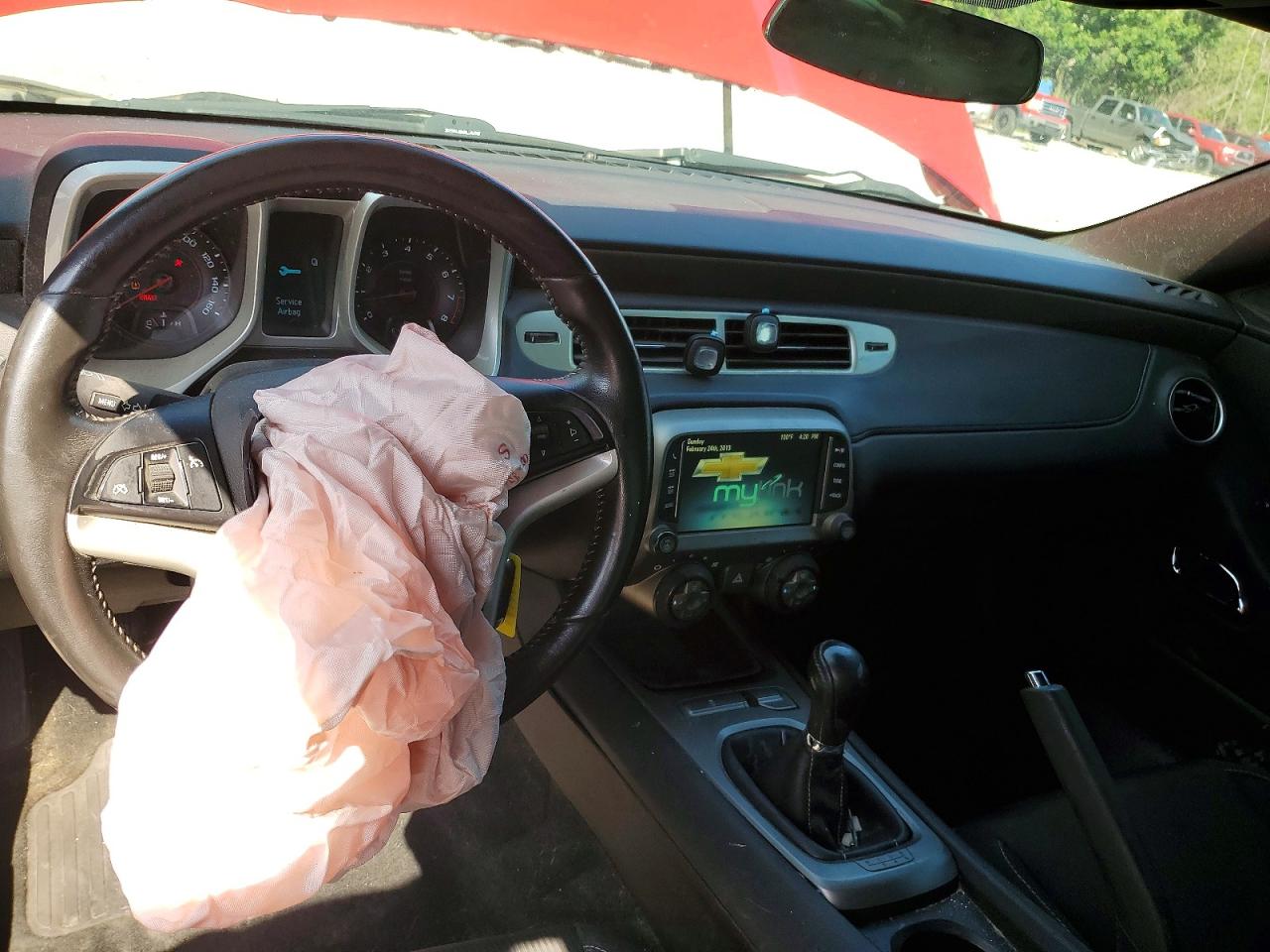 2013 Chevrolet Camaro Lt Red vin: 2G1FF1E31D9161740