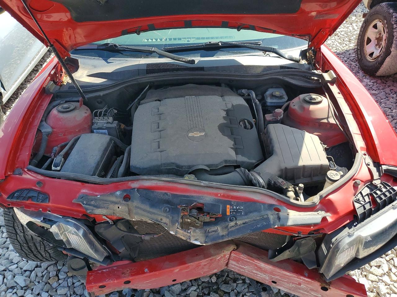 2013 Chevrolet Camaro Lt Red vin: 2G1FF1E31D9161740
