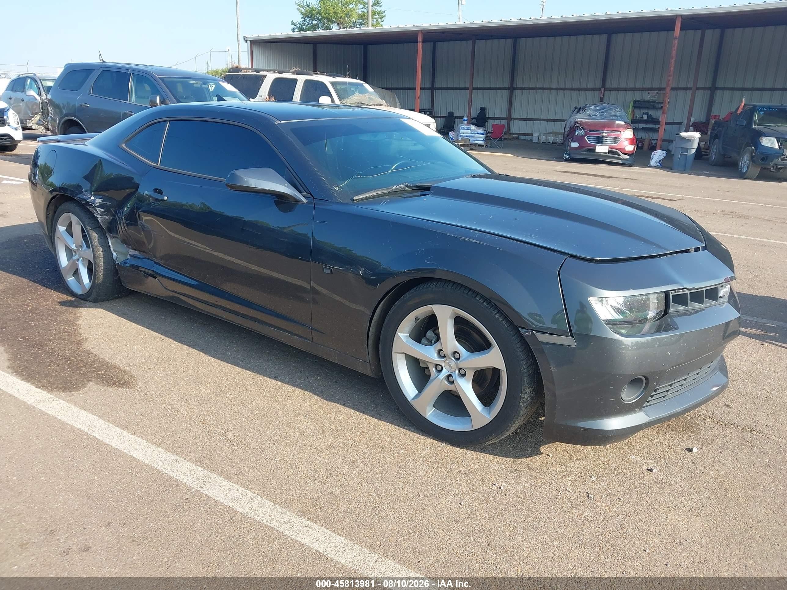 2015 Chevrolet Camaro 2lt Gray vin: 2G1FF1E31F9270329