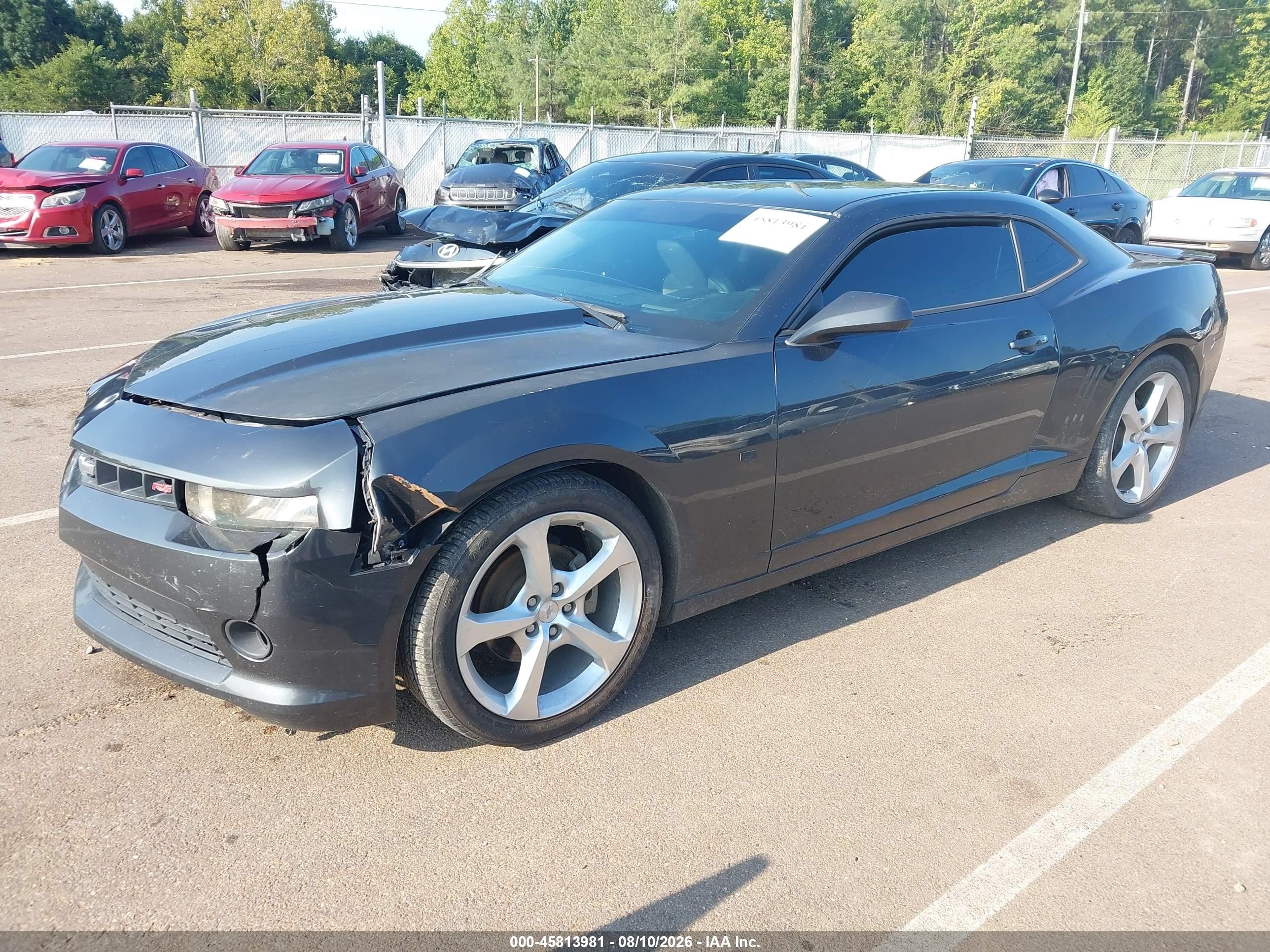 2015 Chevrolet Camaro 2lt Серый vin: 2G1FF1E31F9270329