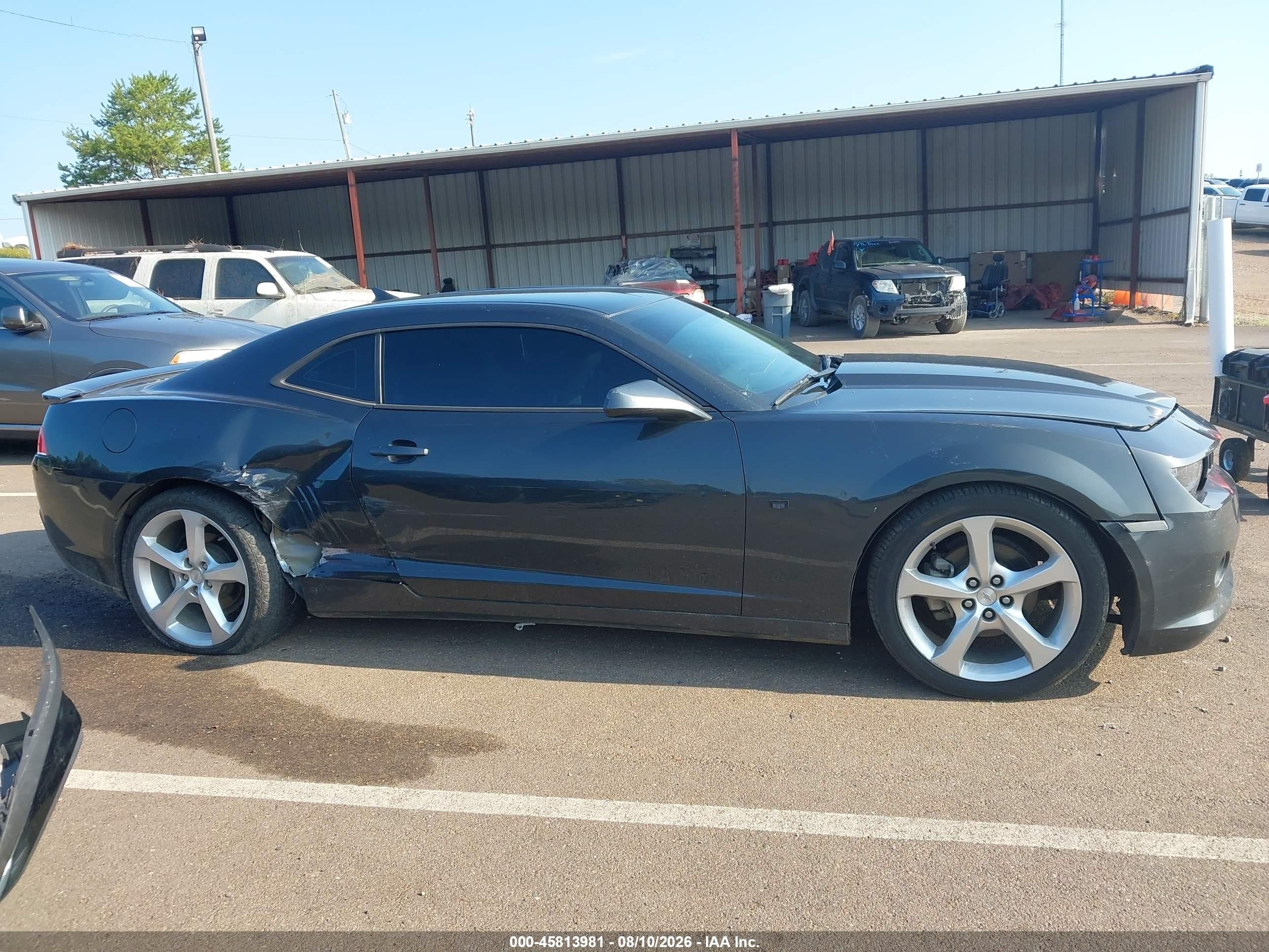 2015 Chevrolet Camaro 2lt Серый vin: 2G1FF1E31F9270329