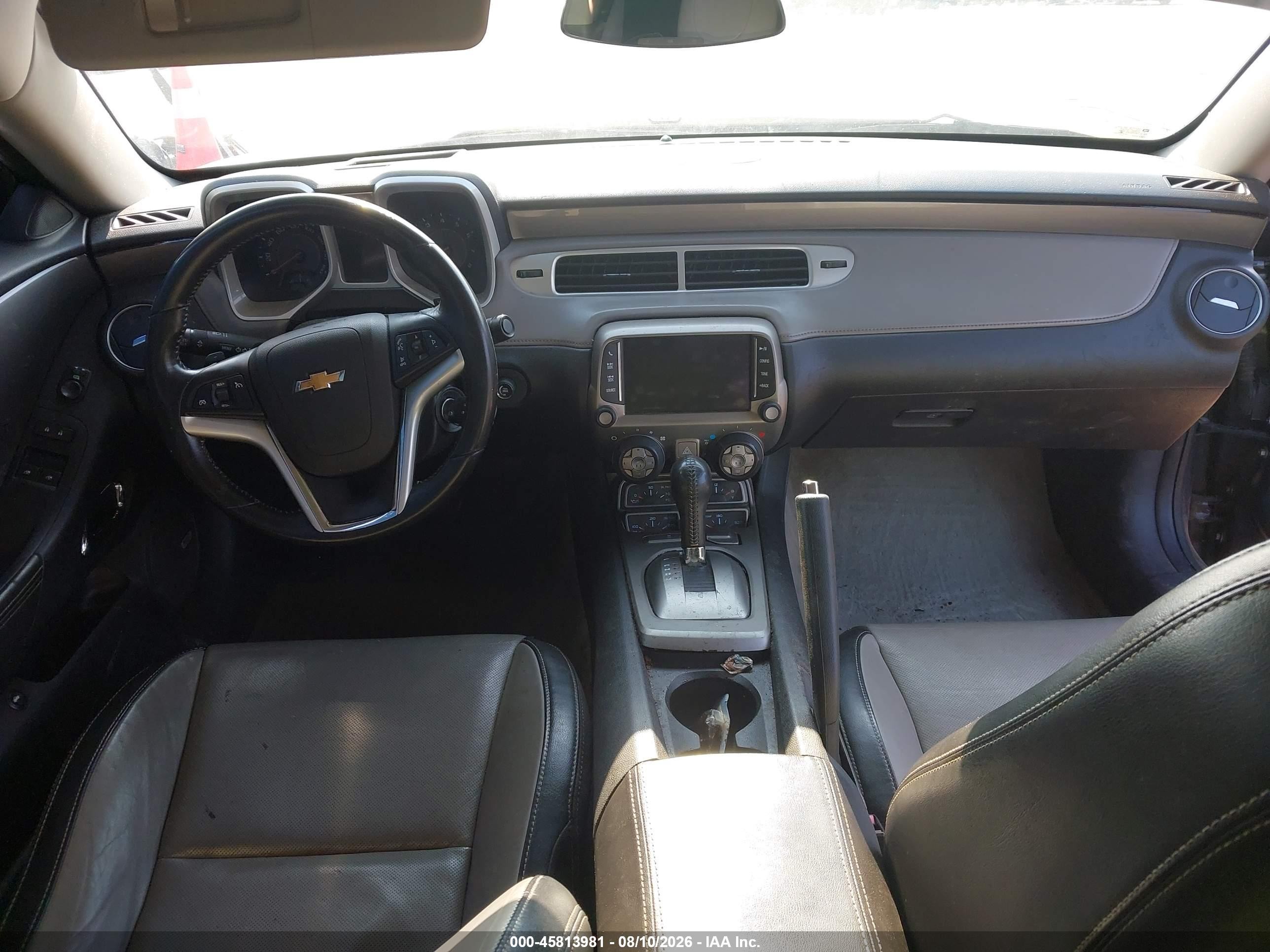 2015 Chevrolet Camaro 2lt Серый vin: 2G1FF1E31F9270329