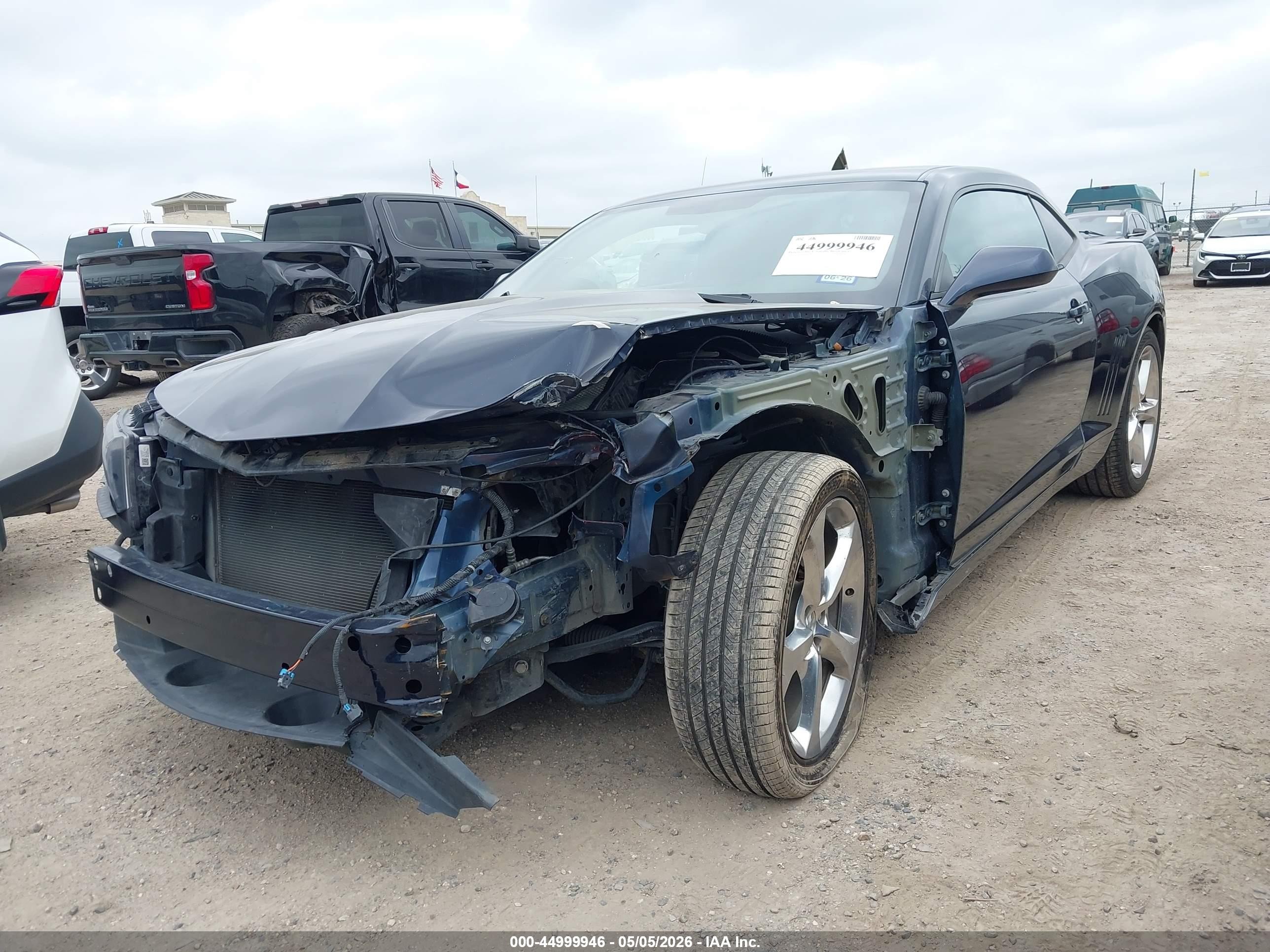 2015 Chevrolet Camaro 2lt Blue vin: 2G1FF1E31F9307962