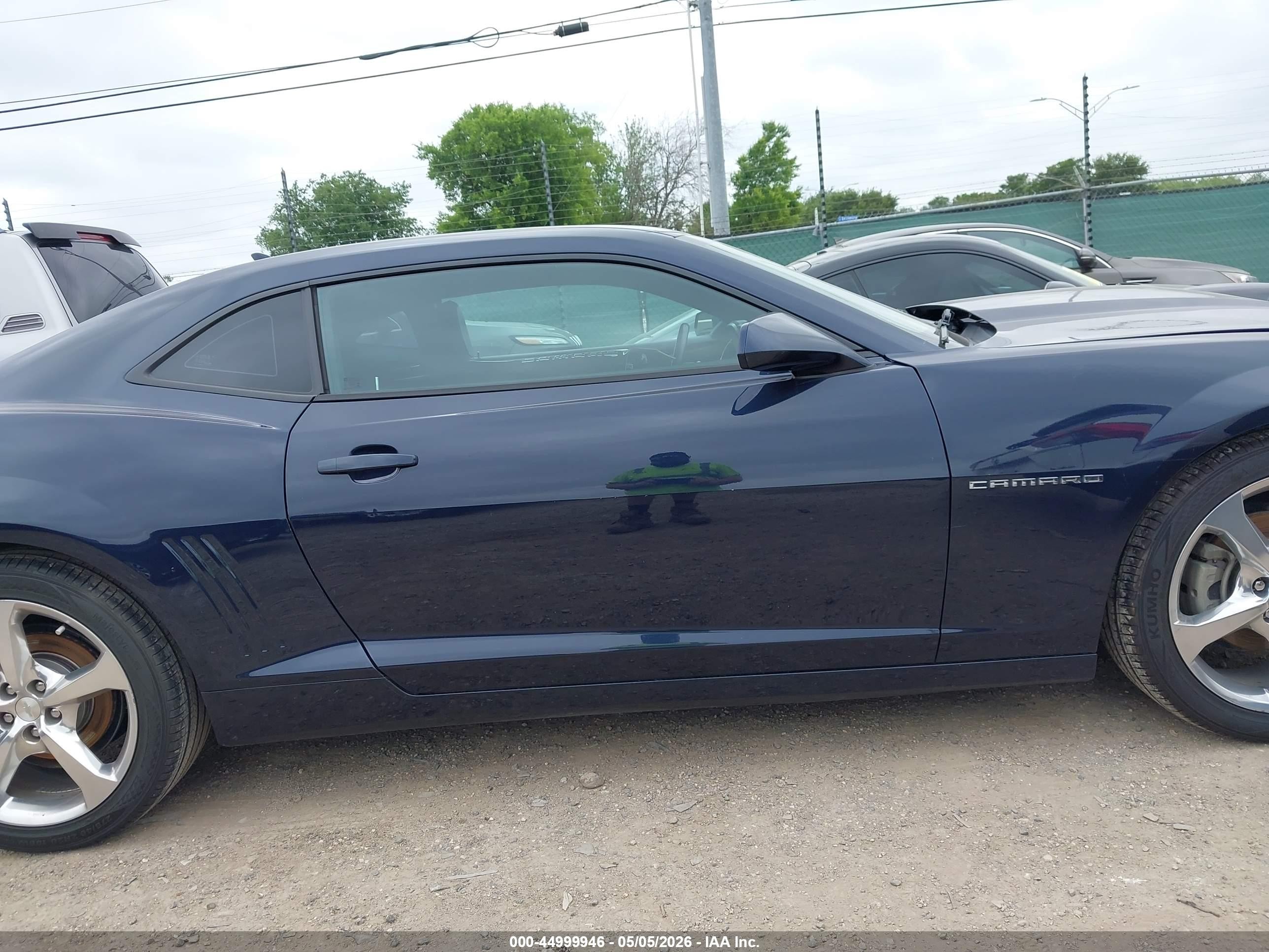 2015 Chevrolet Camaro 2lt Blue vin: 2G1FF1E31F9307962