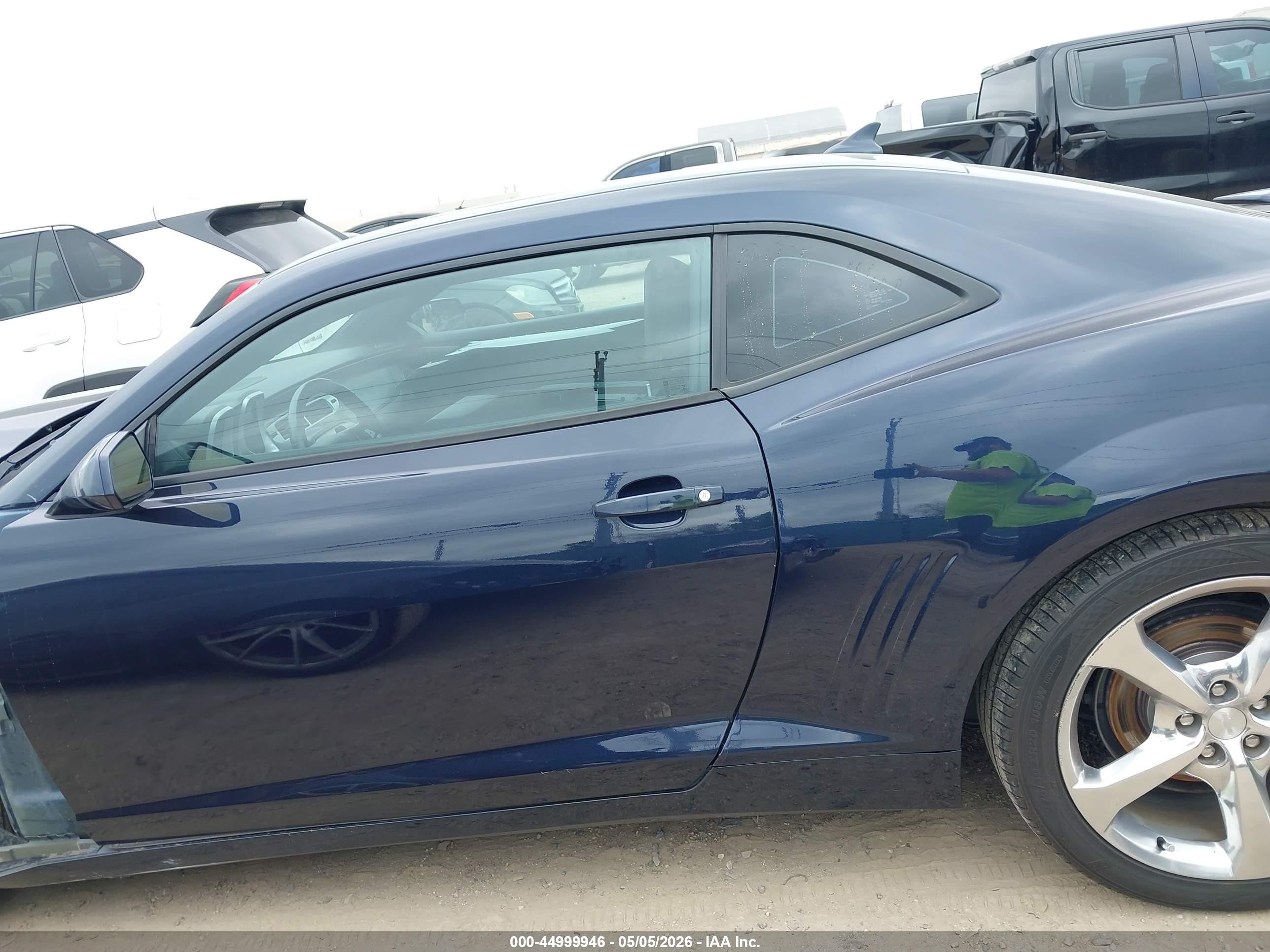 2015 Chevrolet Camaro 2lt Blue vin: 2G1FF1E31F9307962