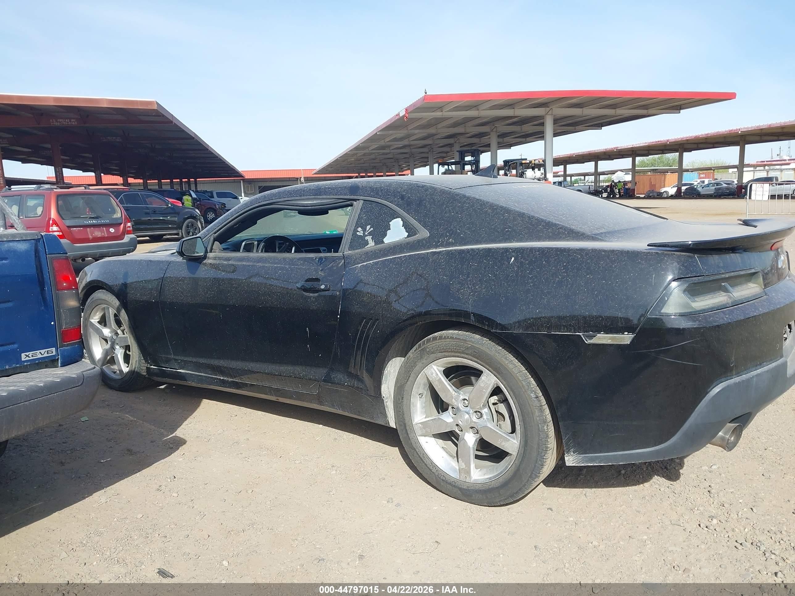 2015 Chevrolet Camaro 2lt Black vin: 2G1FF1E33F9133134
