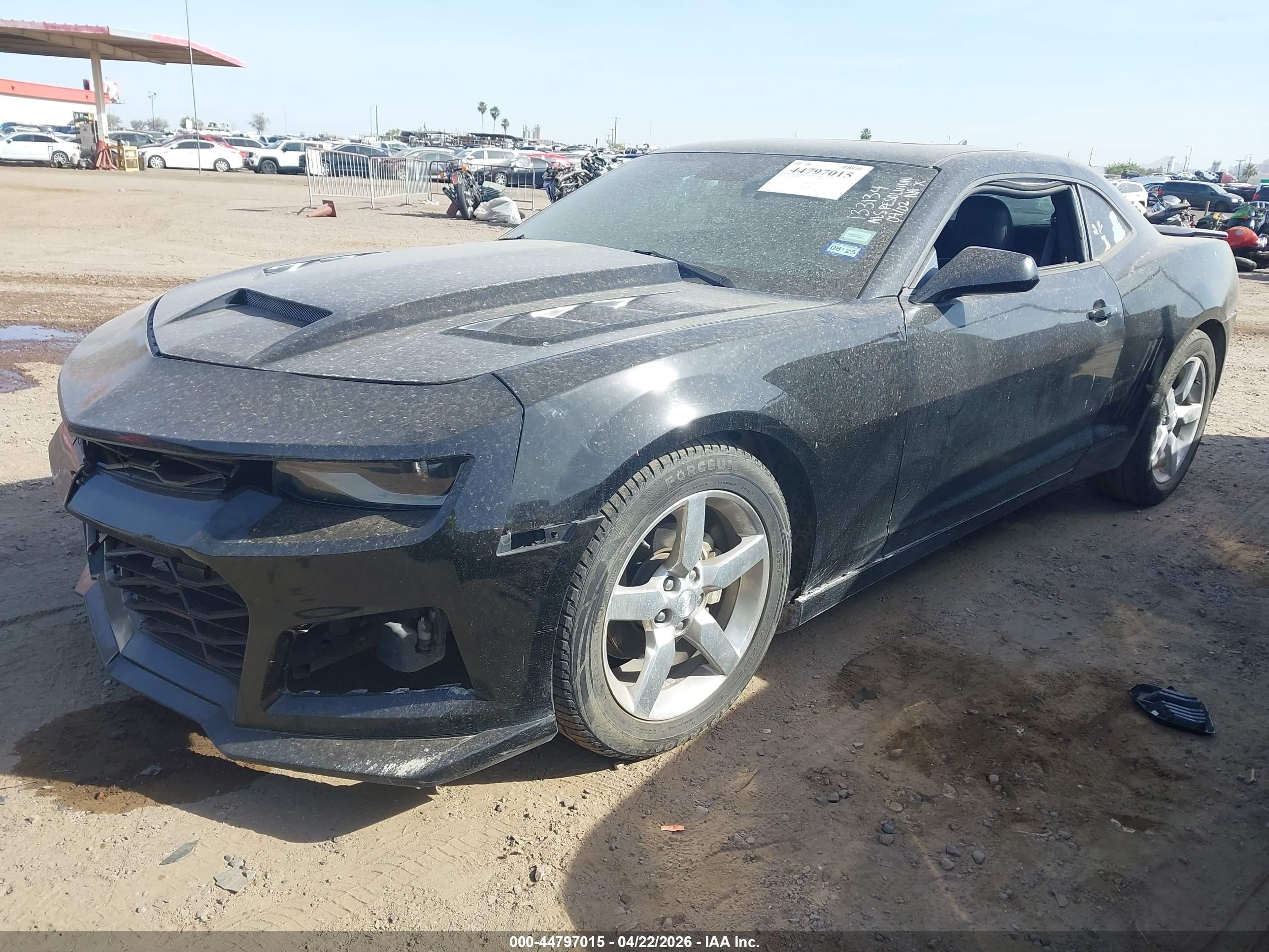 2015 Chevrolet Camaro 2lt Black vin: 2G1FF1E33F9133134