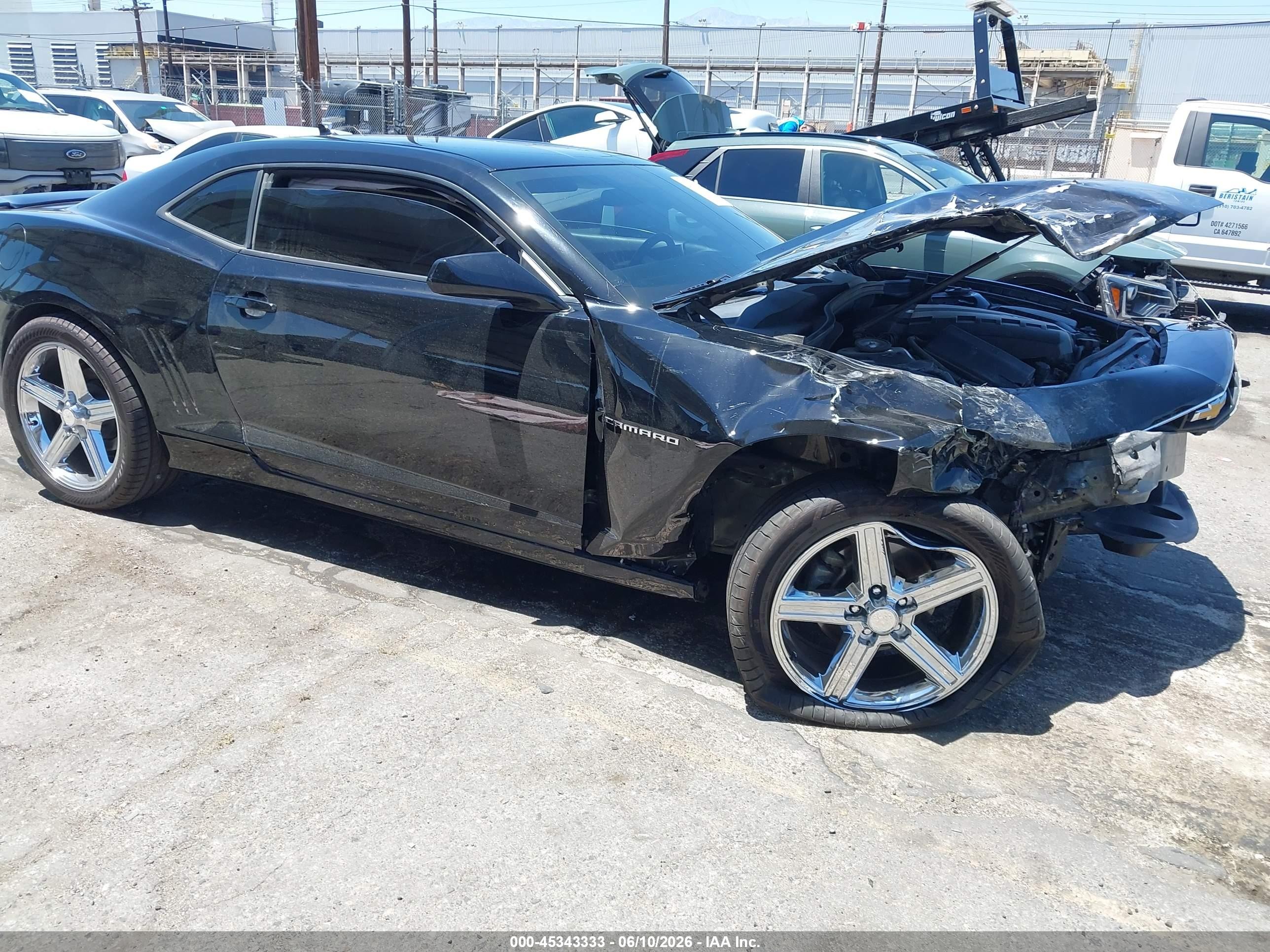 2015 Chevrolet Camaro 2lt Черный vin: 2G1FF1E33F9156123