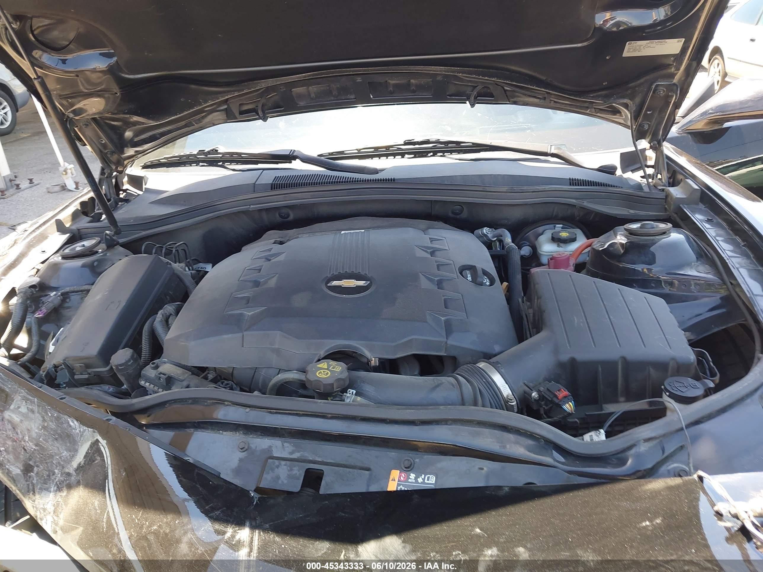 2015 Chevrolet Camaro 2lt Черный vin: 2G1FF1E33F9156123