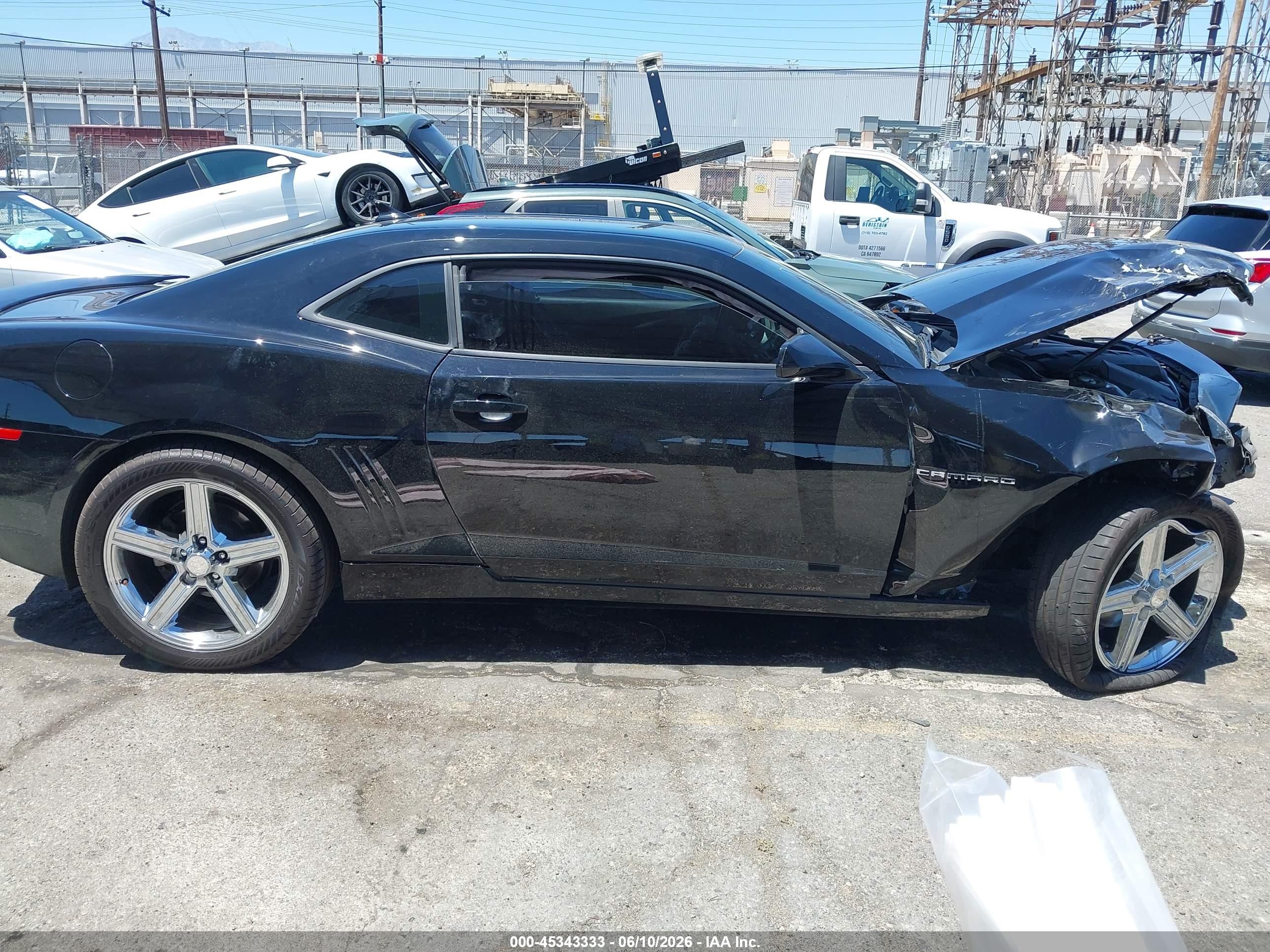 2015 Chevrolet Camaro 2lt Черный vin: 2G1FF1E33F9156123