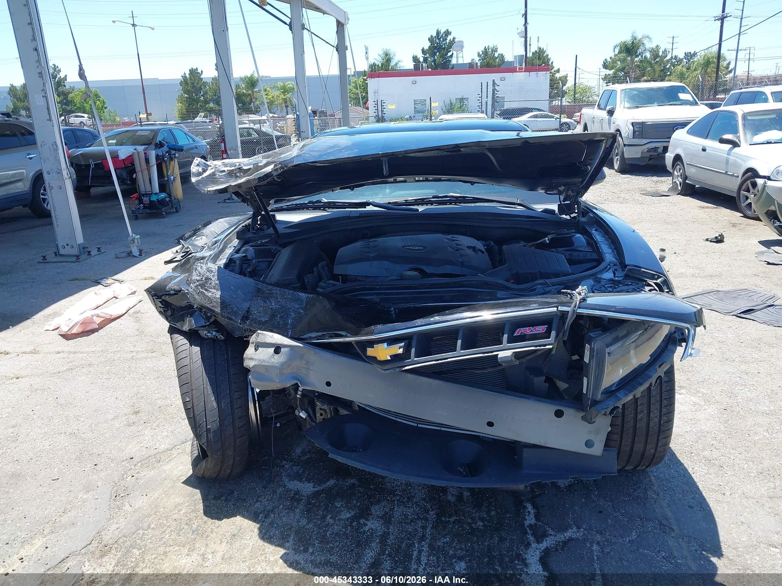 2015 Chevrolet Camaro 2lt Черный vin: 2G1FF1E33F9156123