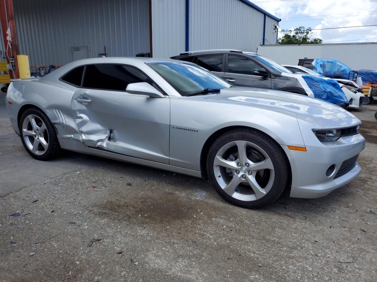 2015 Chevrolet Camaro Lt Silver vin: 2G1FF1E33F9271627