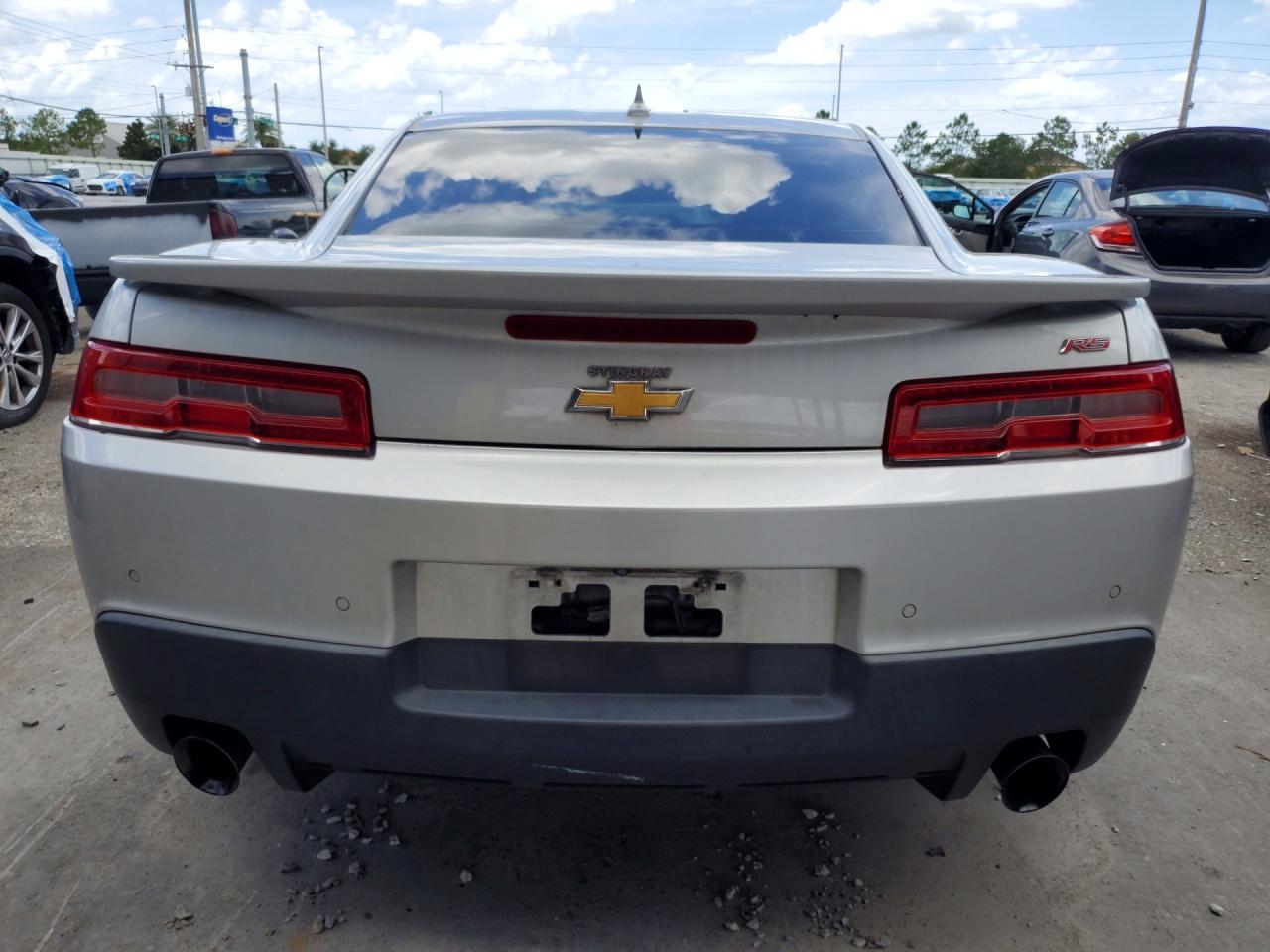 2015 Chevrolet Camaro Lt Silver vin: 2G1FF1E33F9271627