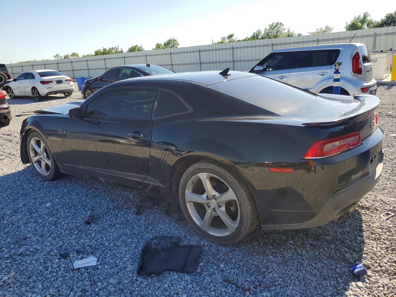 2015 Chevrolet Camaro Lt Black vin: 2G1FF1E33F9302360