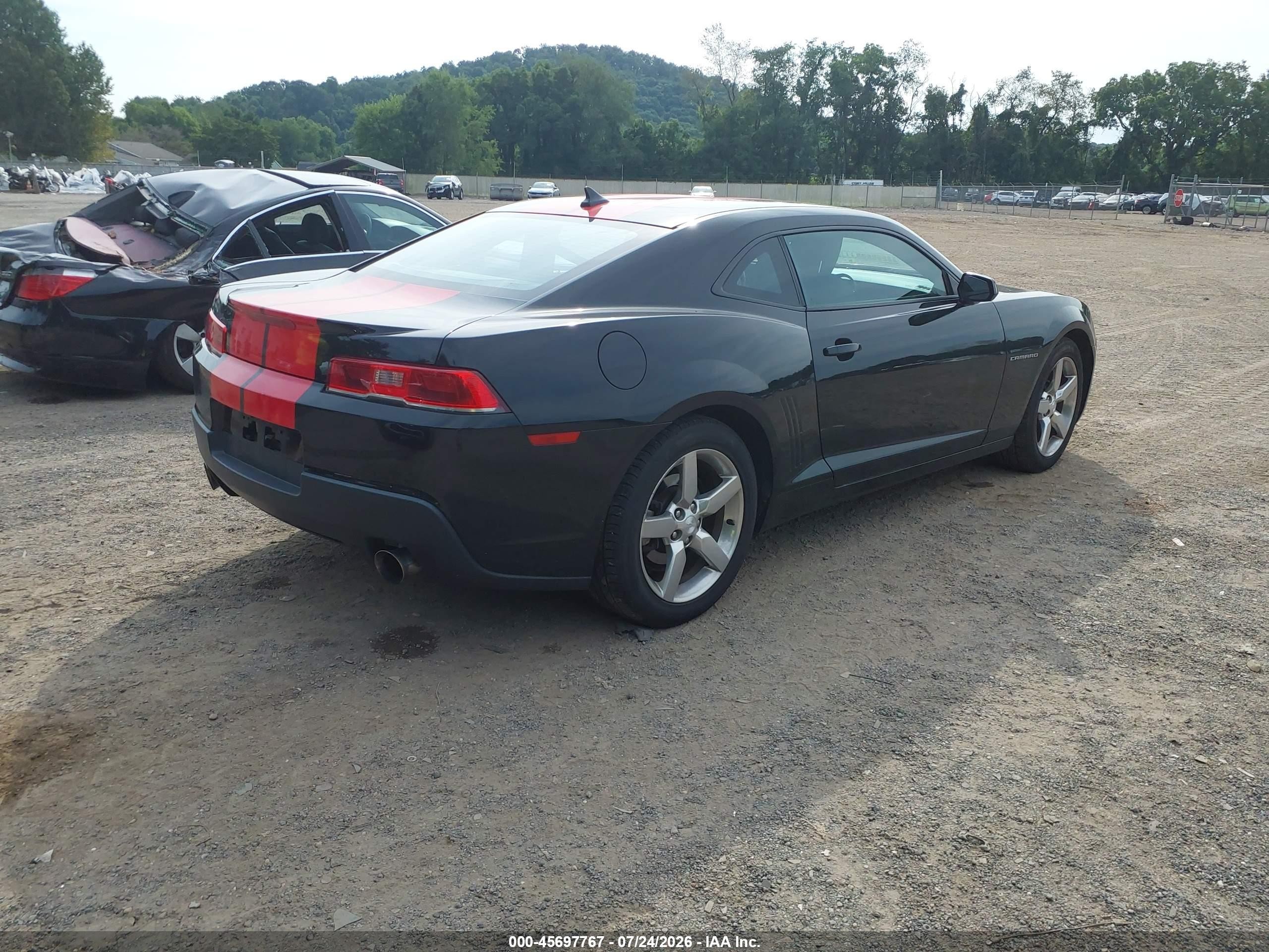 2014 Chevrolet Camaro 1lt Черный vin: 2G1FF1E34E9189971