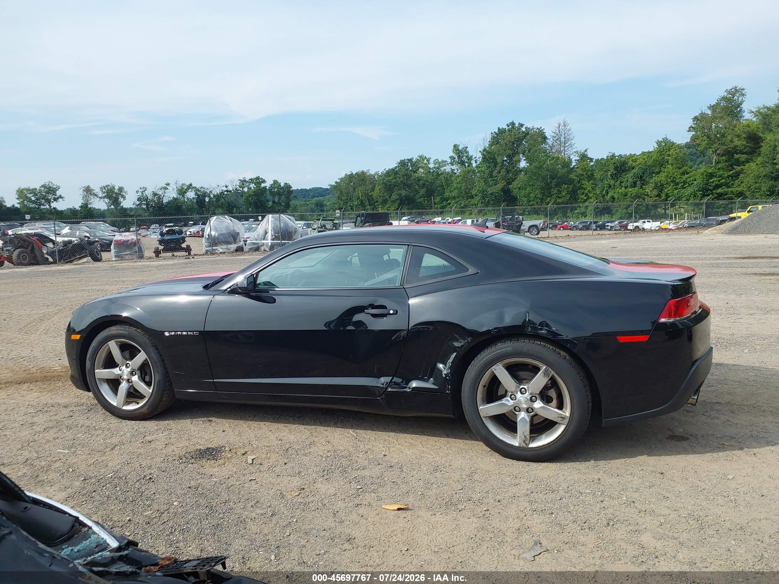 2014 Chevrolet Camaro 1lt Черный vin: 2G1FF1E34E9189971