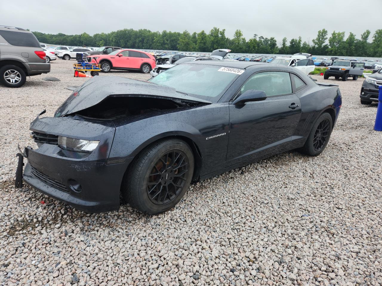 2014 Chevrolet Camaro Lt Black vin: 2G1FF1E35E9221455