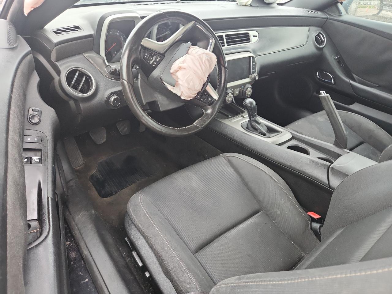 2014 Chevrolet Camaro Lt Black vin: 2G1FF1E35E9221455