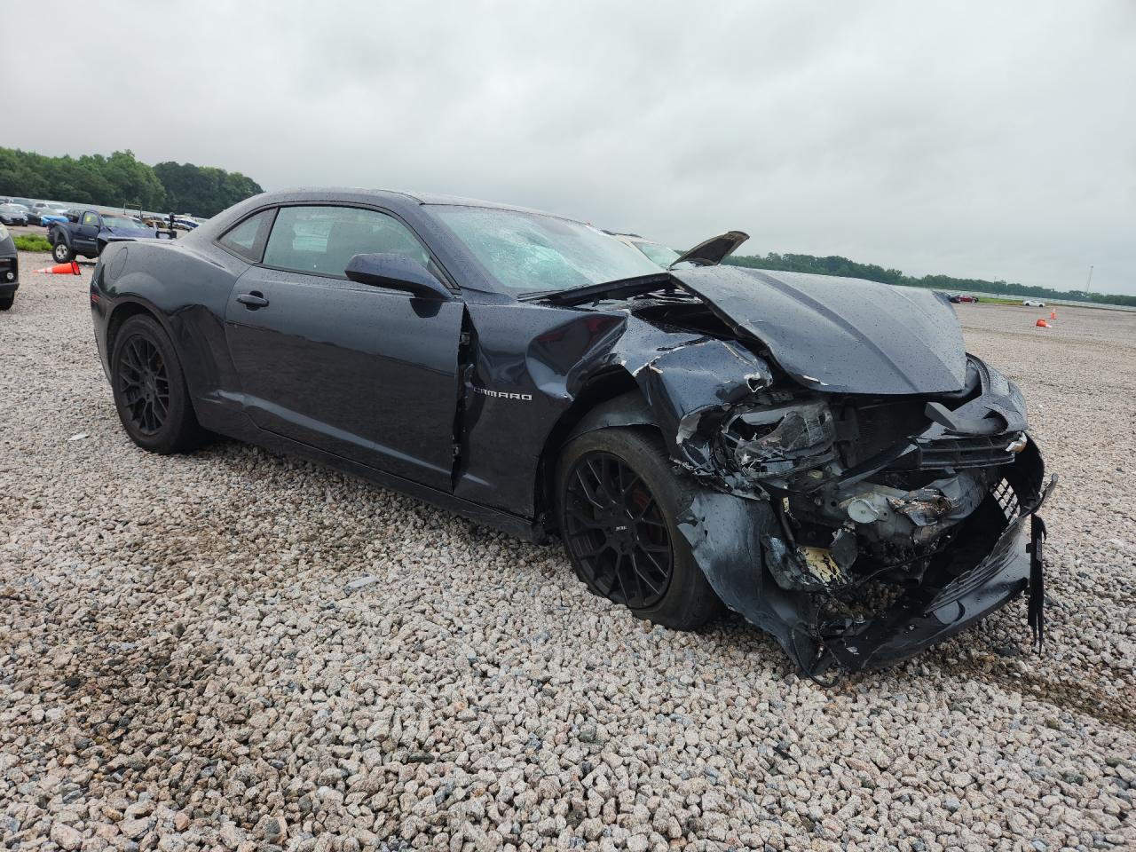 2014 Chevrolet Camaro Lt Black vin: 2G1FF1E35E9221455