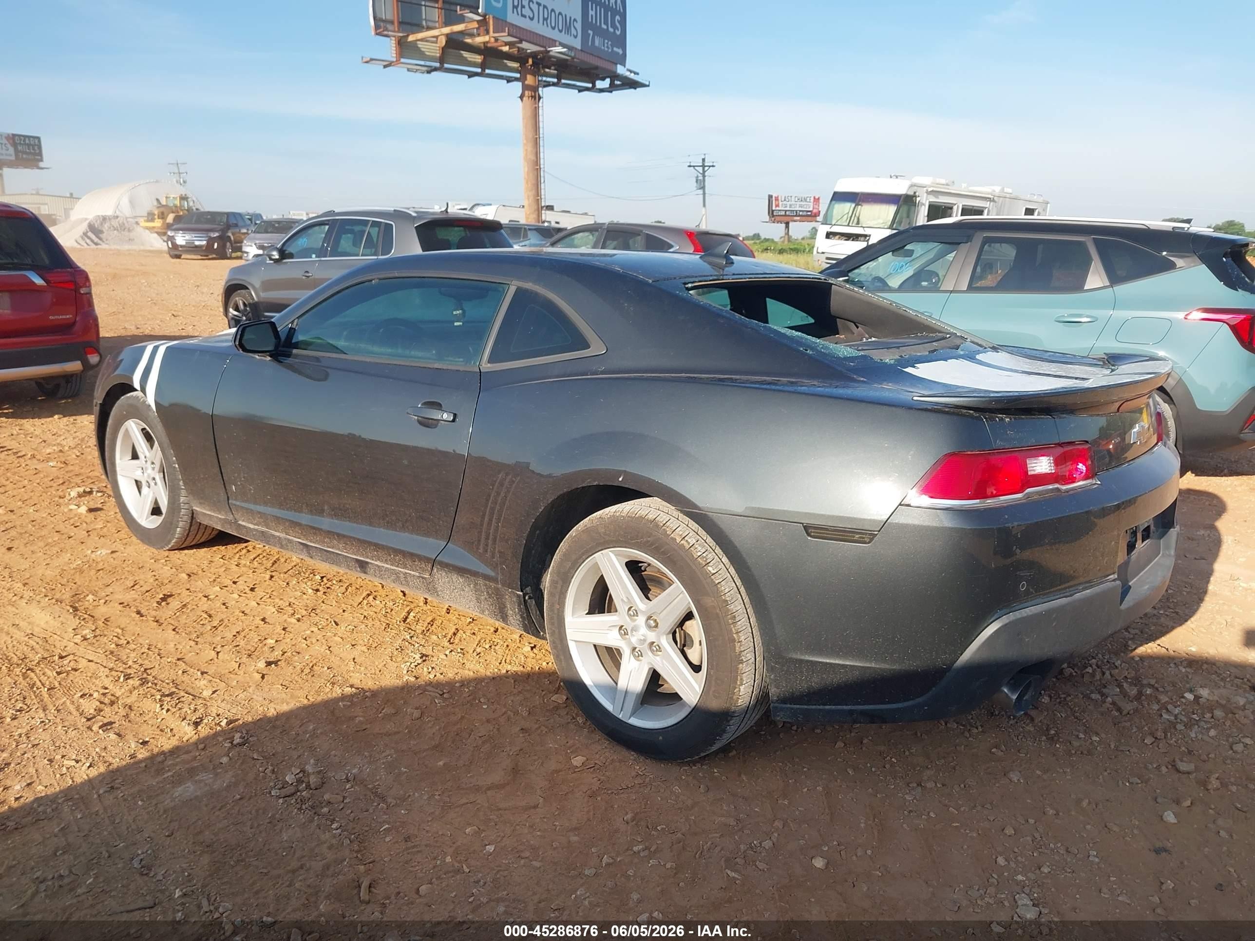 2014 Chevrolet Camaro 1lt Gray vin: 2G1FF1E35E9254004